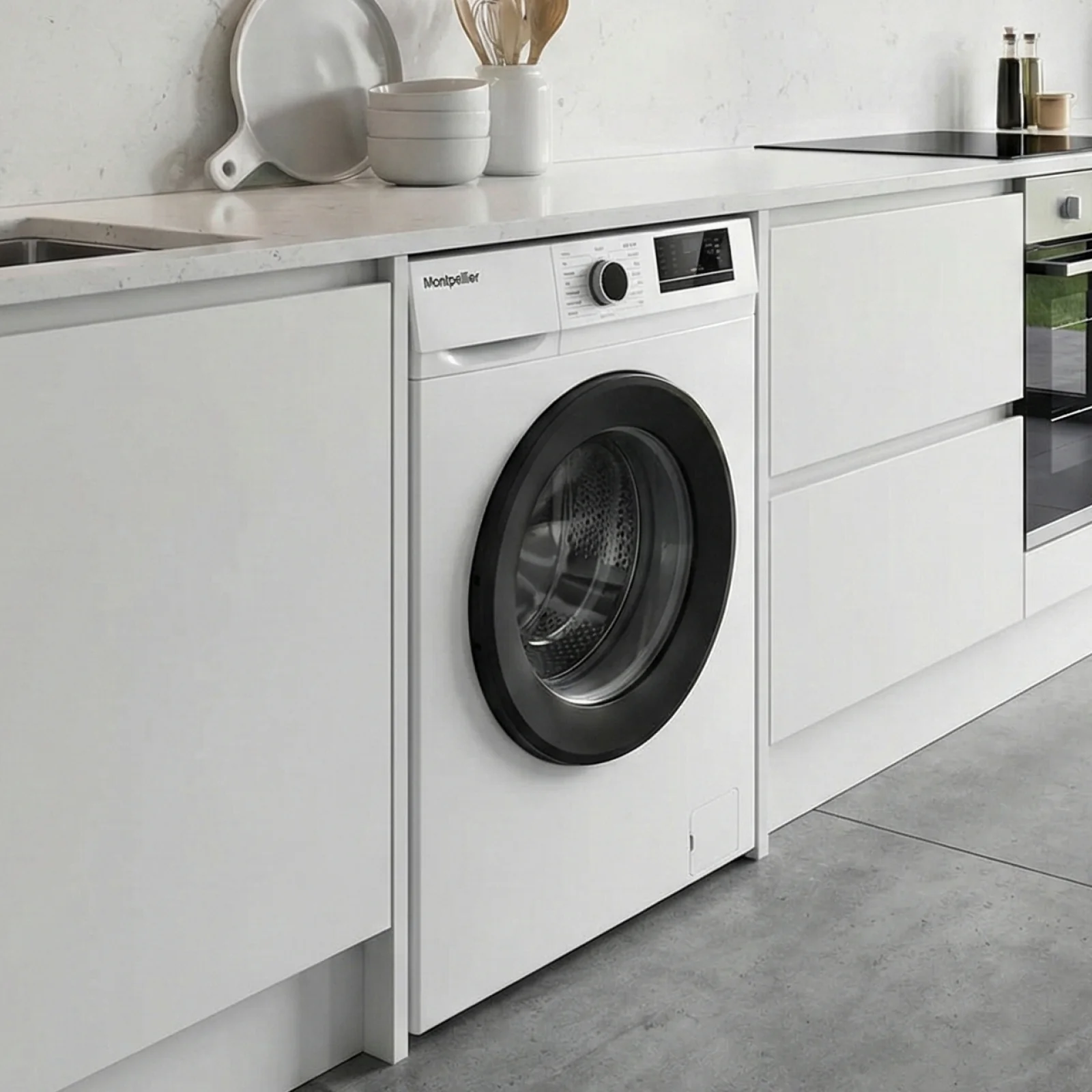 Montpellier MWM714W - White 7KG Washing Machine - 1400 RPM - B energy - Image 2