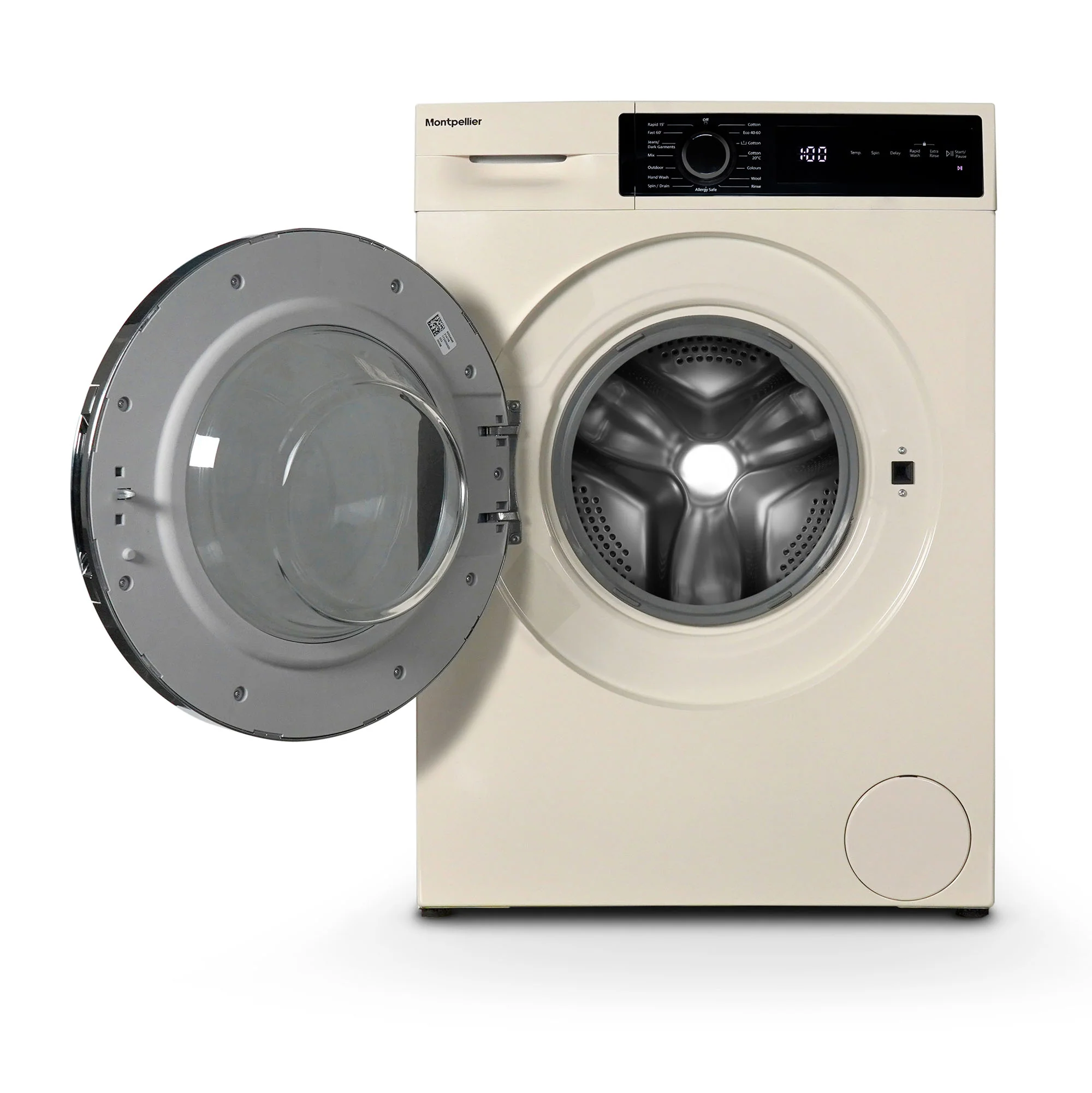 Montpellier MWM814BLC - Cream 8KG Washing Machine - 1400 RPM - A energy - Image 2