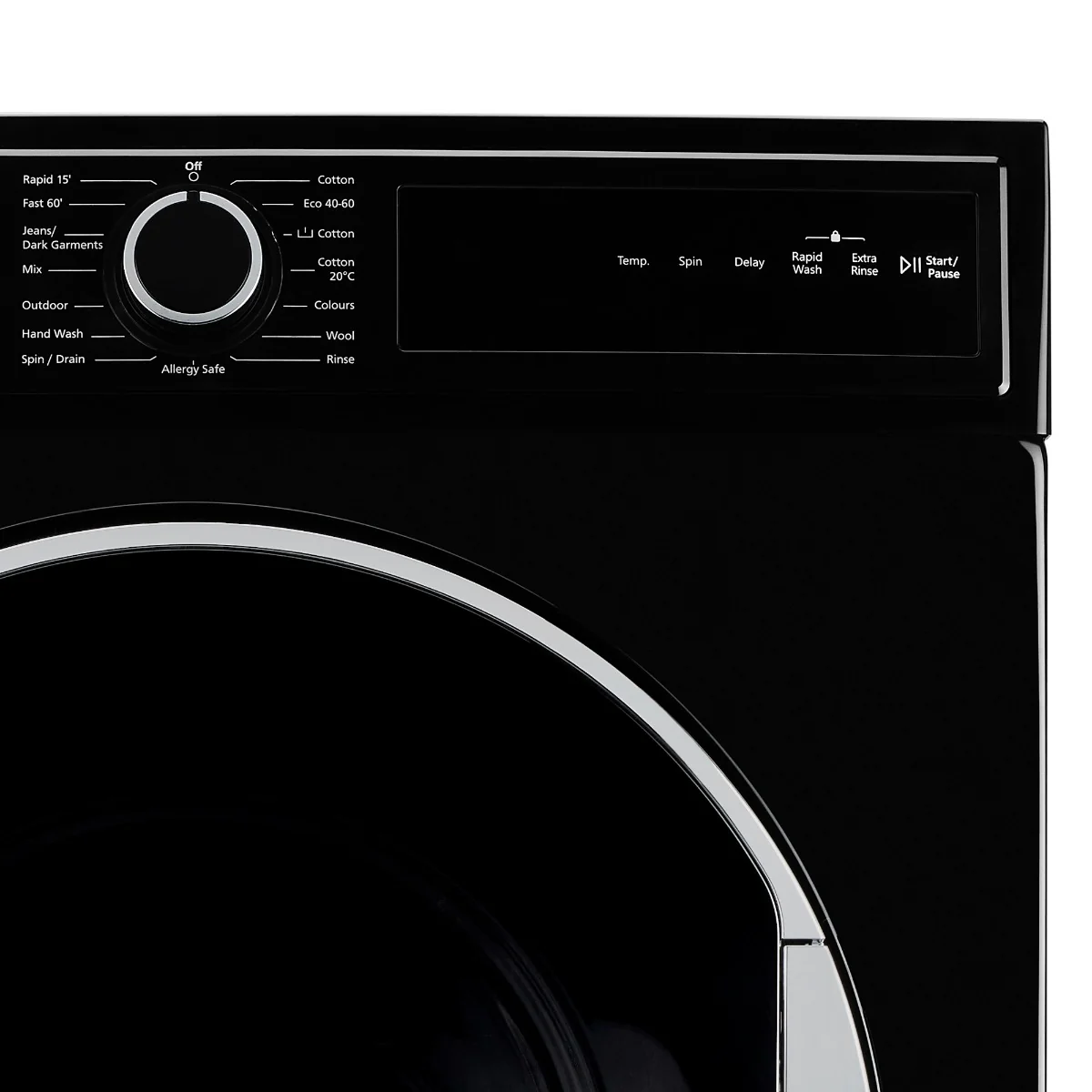 Montpellier MWM814BLK - Black Freestanding 8KG Washing Machine - 1400 RPM - A energy - Image 4