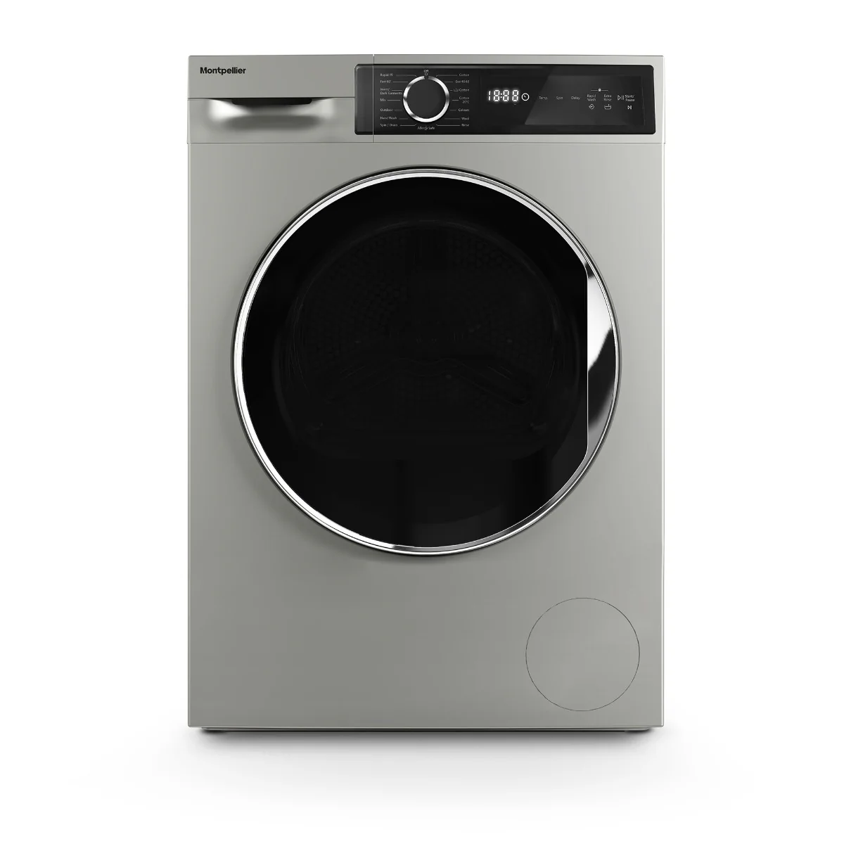 Montpellier MWM814BLS - Silver Freestanding 8KG Washing Machine - 1400 RPM - A energy