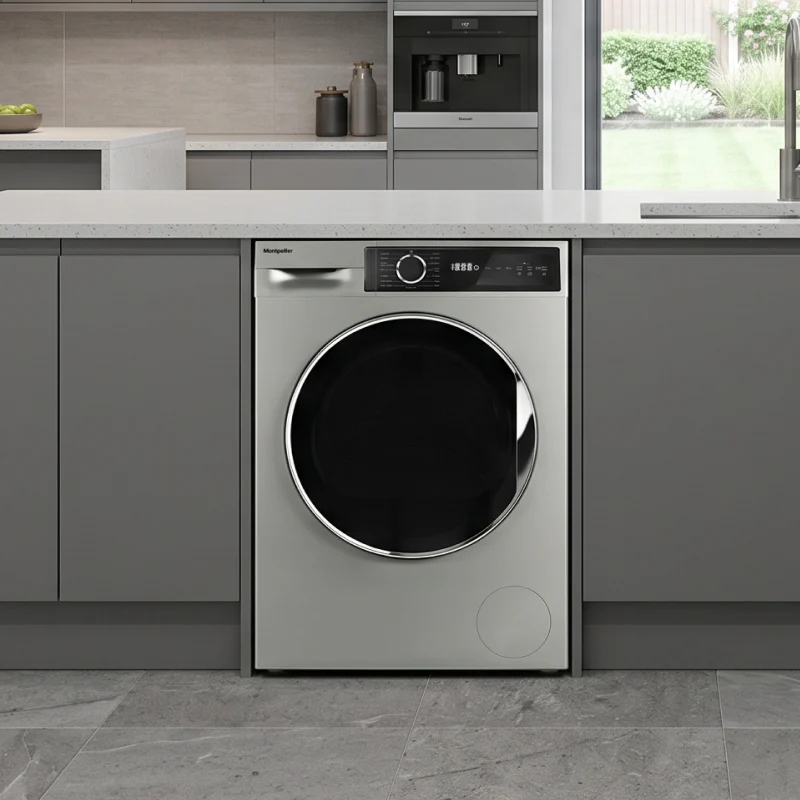 Montpellier MWM814BLS - Silver Freestanding 8KG Washing Machine - 1400 RPM - A energy - Image 2