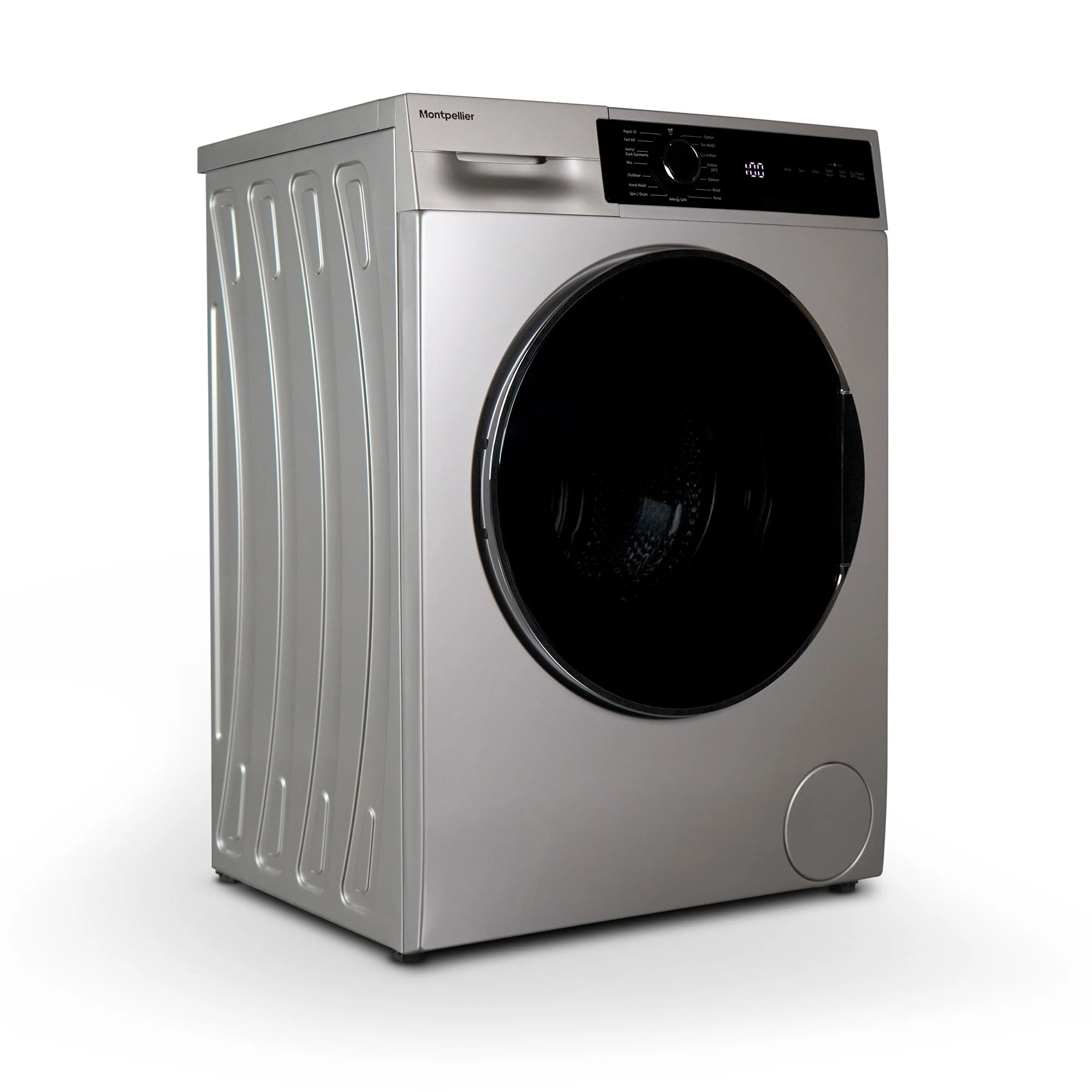 Montpellier MWM814BLS - Silver Freestanding 8KG Washing Machine - 1400 RPM - A energy - Image 3