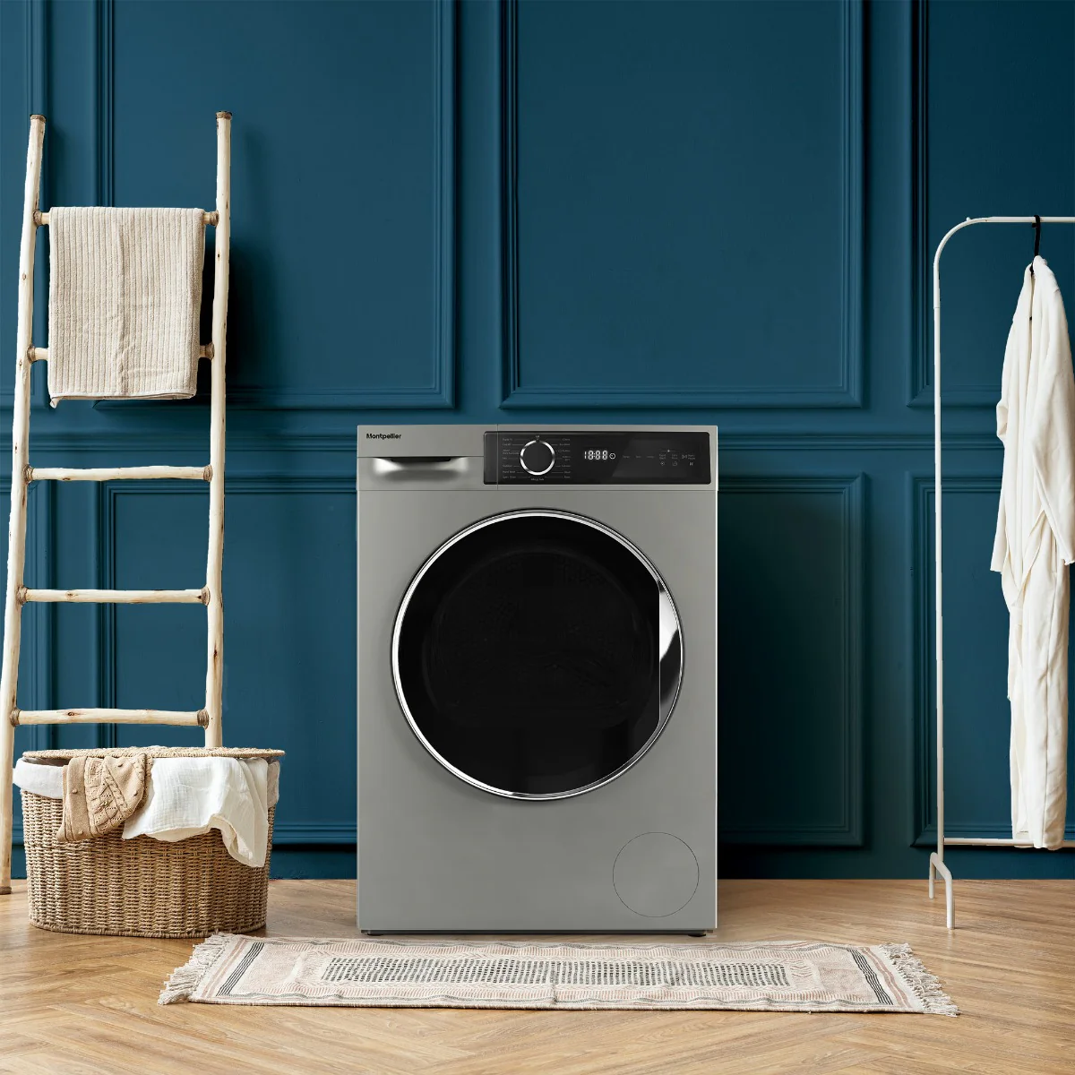 Montpellier MWM814BLS - Silver Freestanding 8KG Washing Machine - 1400 RPM - A energy - Image 9