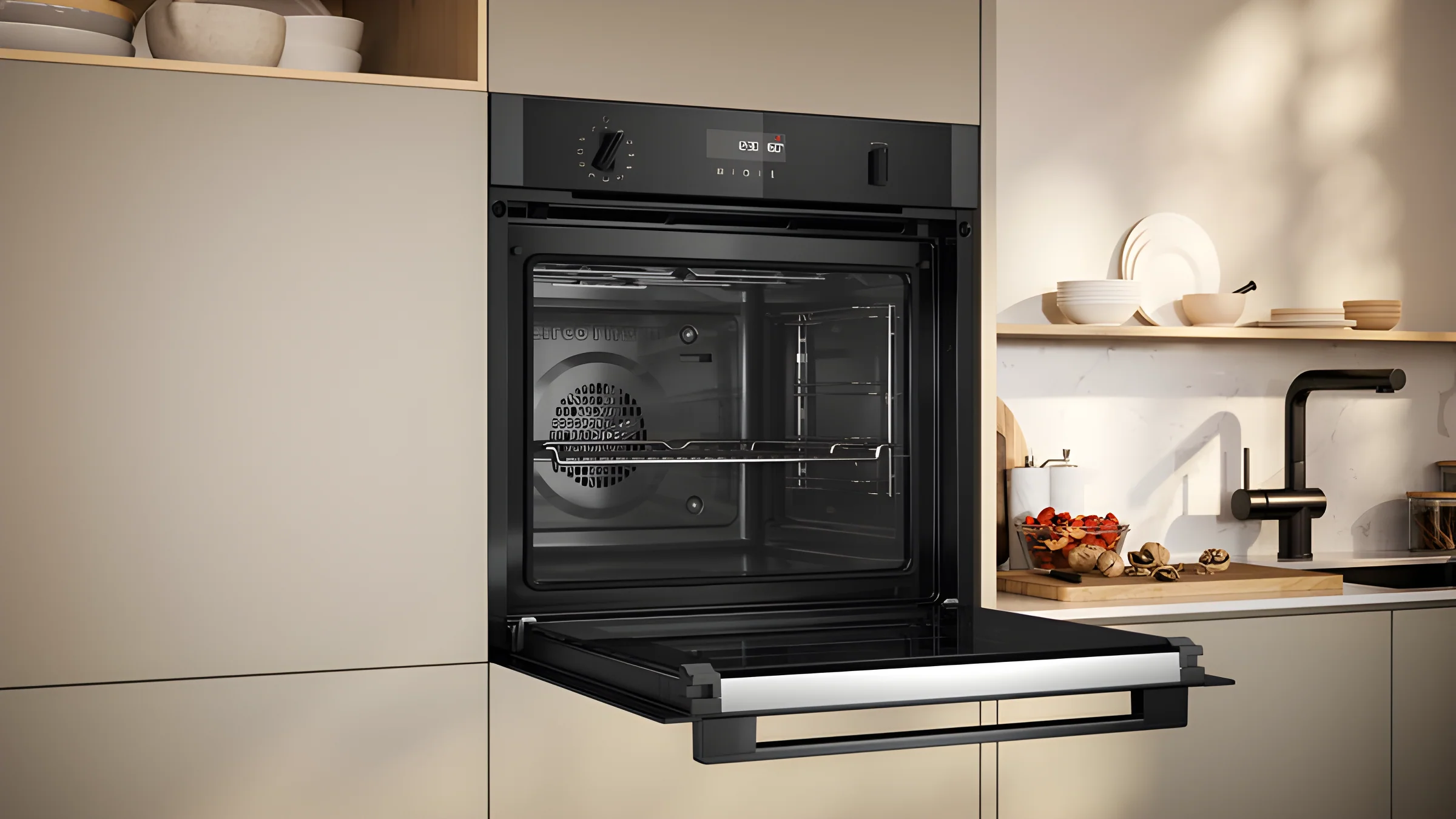 Neff B2ACH7AG7B - Black/Graphite Single Oven - 71L - A+ Energy - Image 3