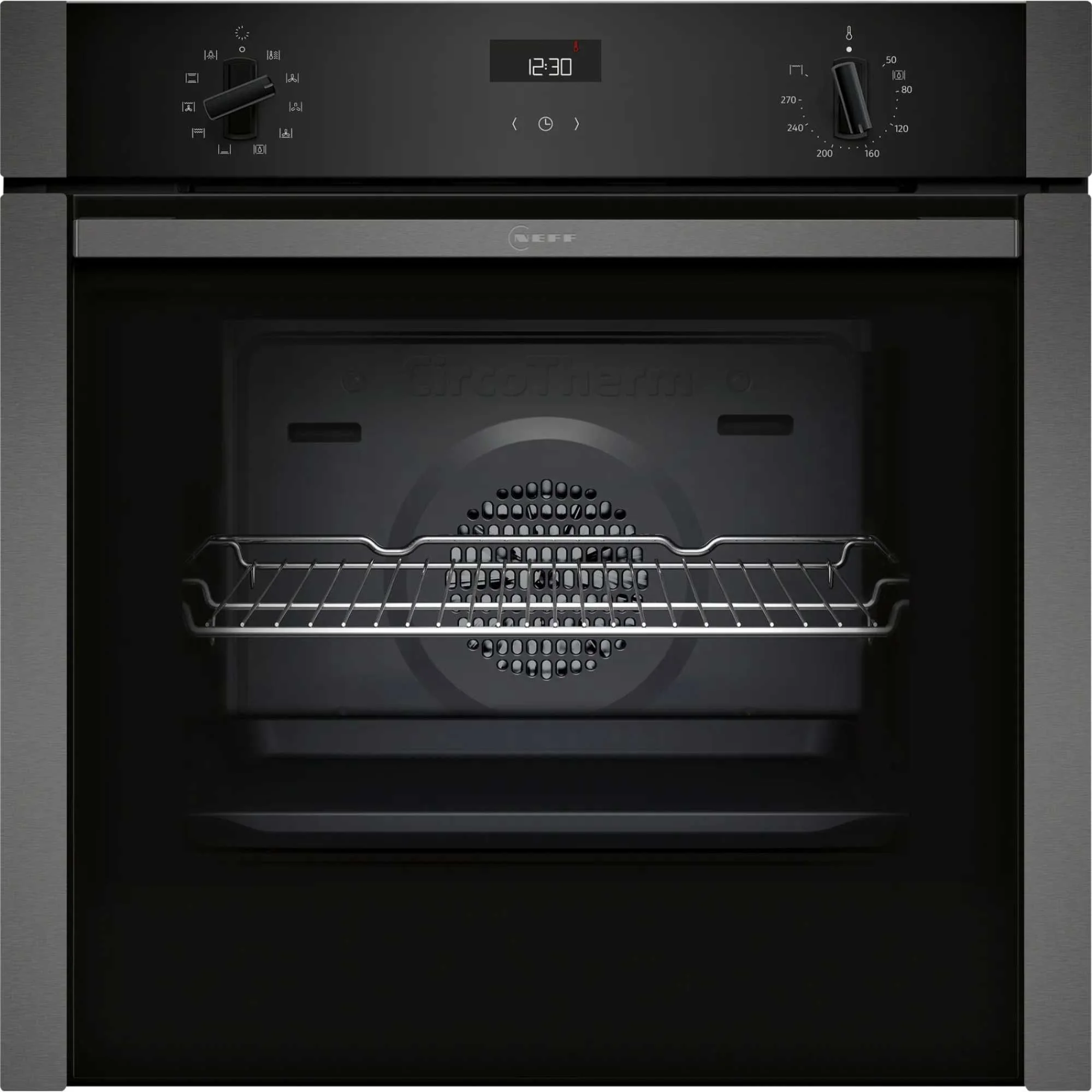 Neff B3ACE4AG3B - Graphite Single Oven - 71L - A+ Energy