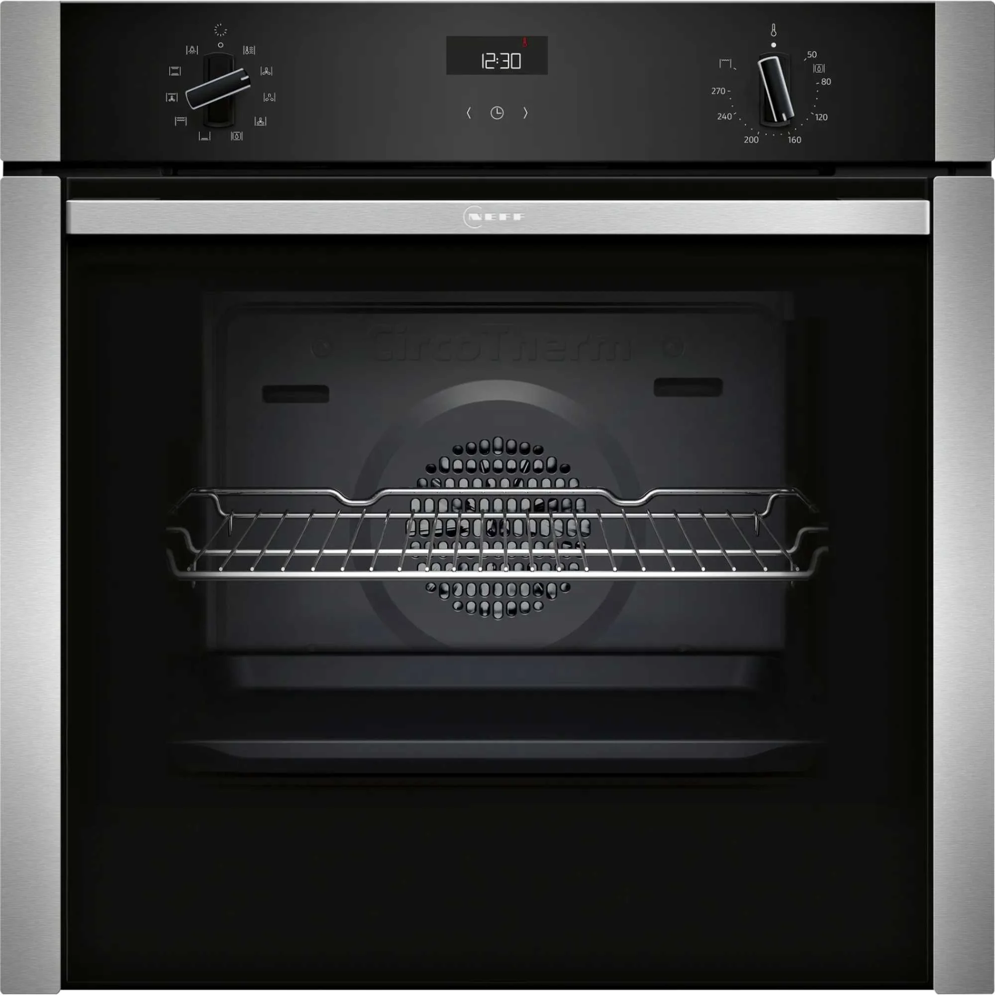 Neff B3ACE4AN3B - Stainless Steel Single Oven - 71L - A+ Energy