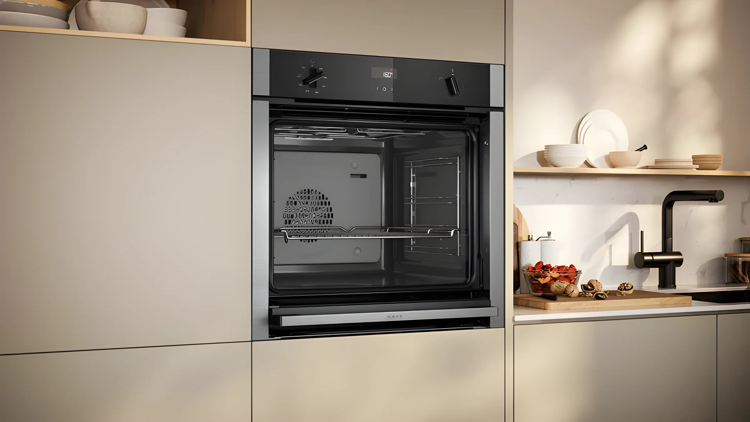 NEFF B4ACF1AN3B - Stainless Steel Single Oven - 71L Built-In - A+ Energy - Image 3