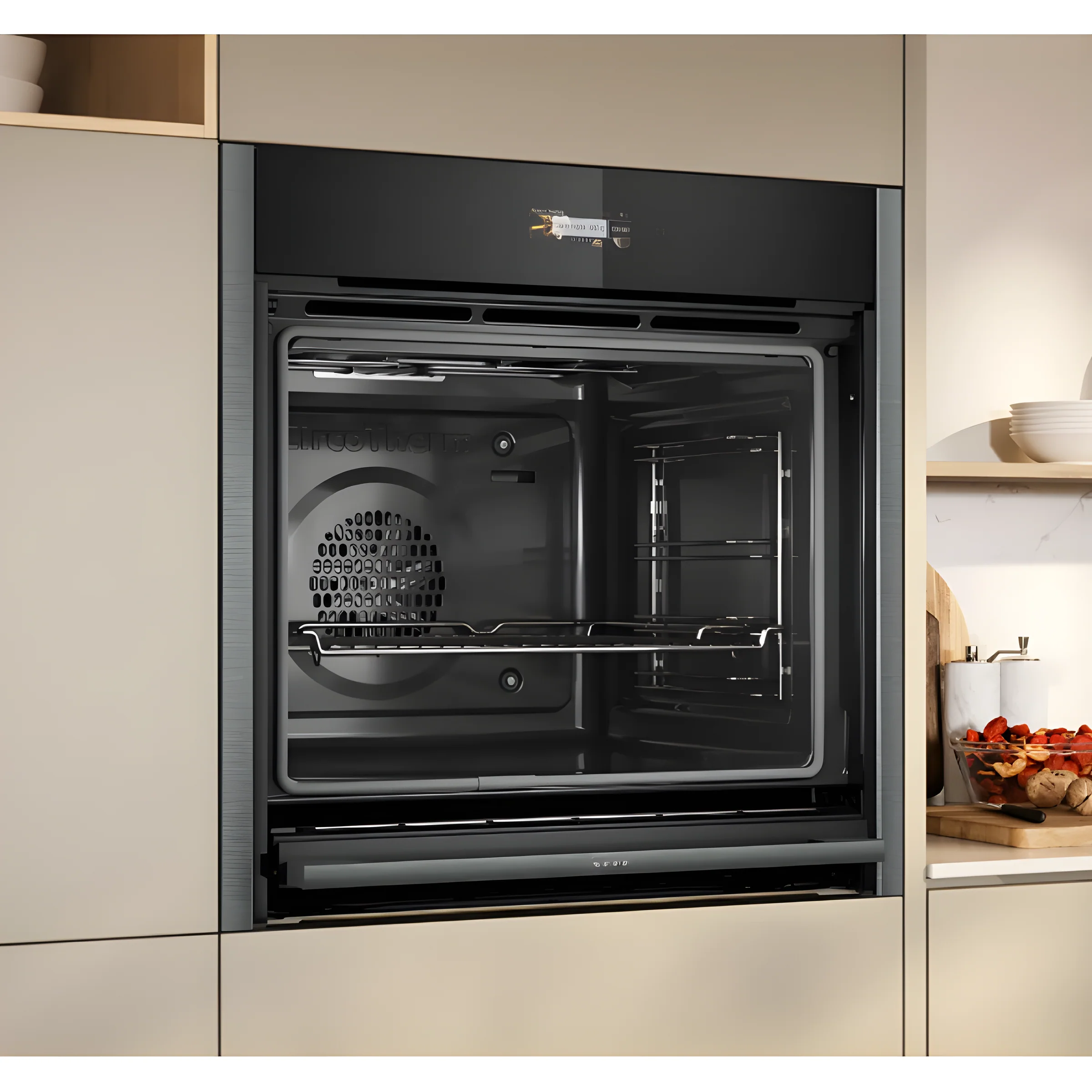 Neff B54CR71G0B - Slide and hide® N70 Series Graphite Built in Electric Single Oven - A+ energy - Image 3