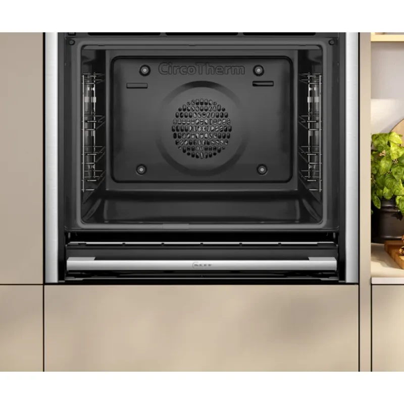 Neff B54CR71N0B - Slide and hide® N70 Series Stainless steel Built in Electric Single Oven - A+ energy - Image 2