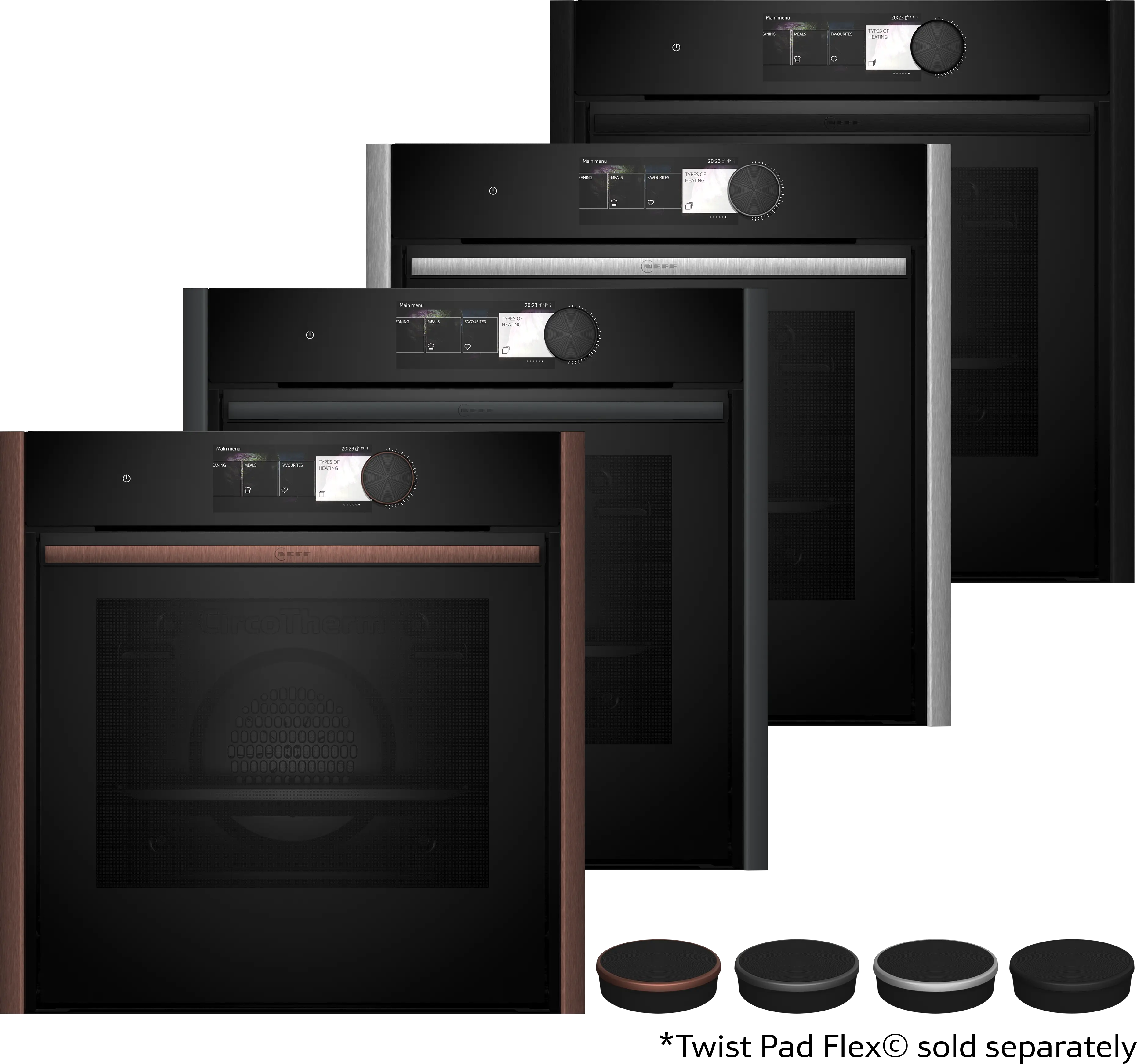 Neff B69CY7MY0 - Built-In Single Oven 60cm - Flex Design - A+ Energy