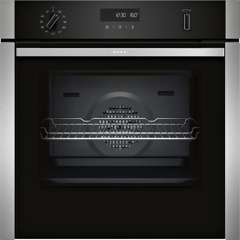 Neff B6ACH7AN7B - Stainless Steel Single Oven - Built-In Electric - CircoTherm