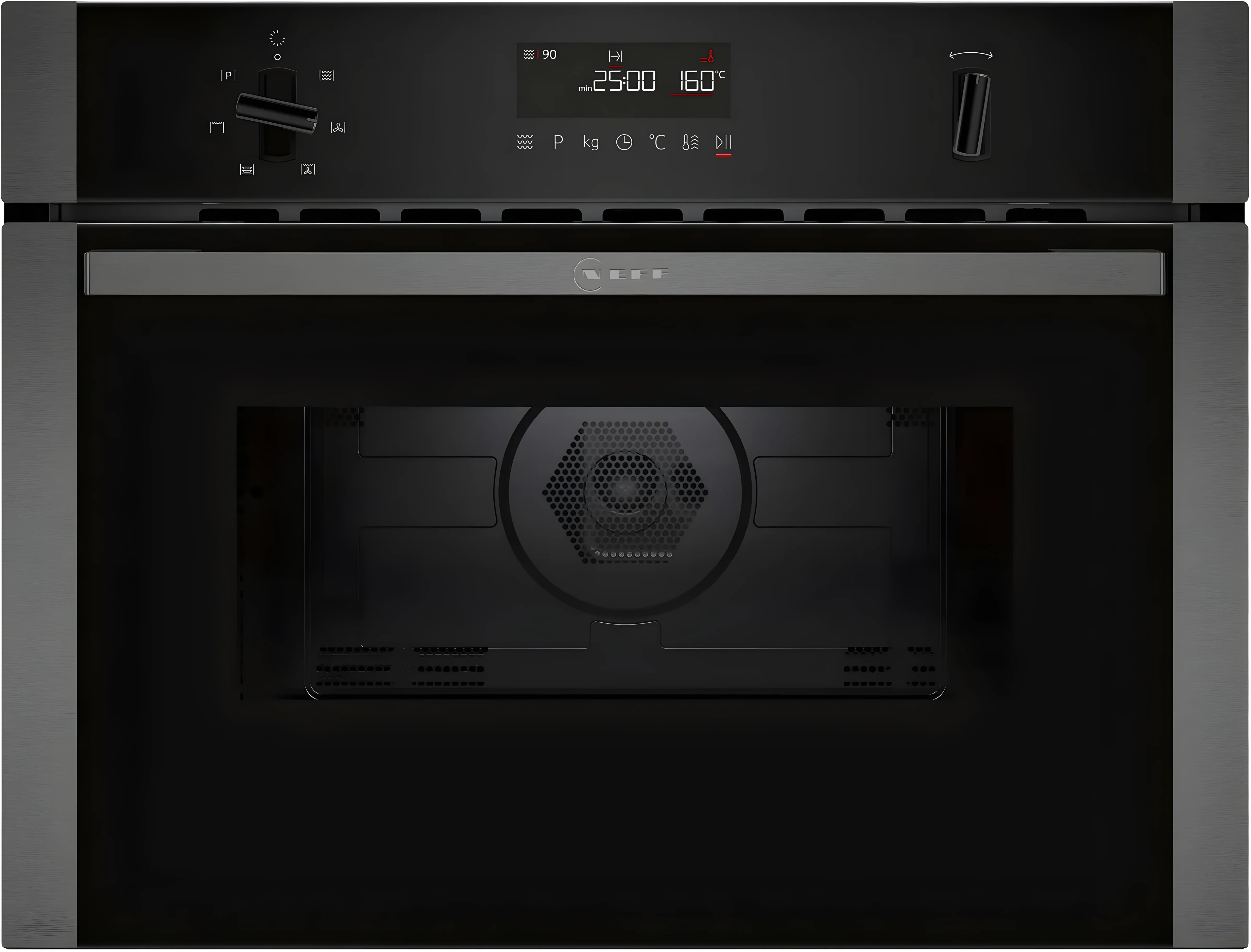 Neff C1AMG84G1B - Graphite-Grey Built-in Microwave - 44L Capacity