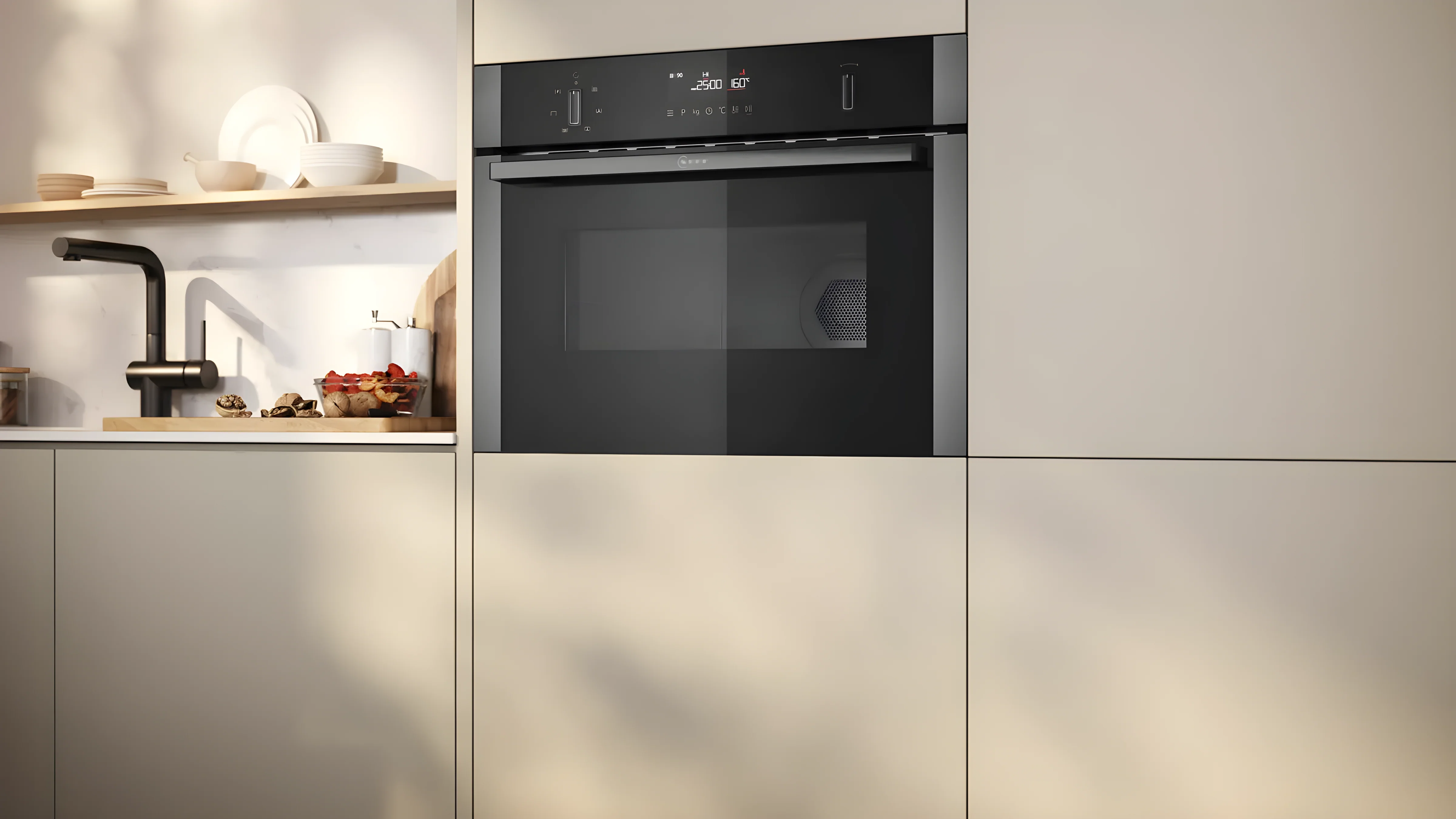 Neff C1AMG84G1B - Graphite-Grey Built-in Microwave - 44L Capacity - Image 4
