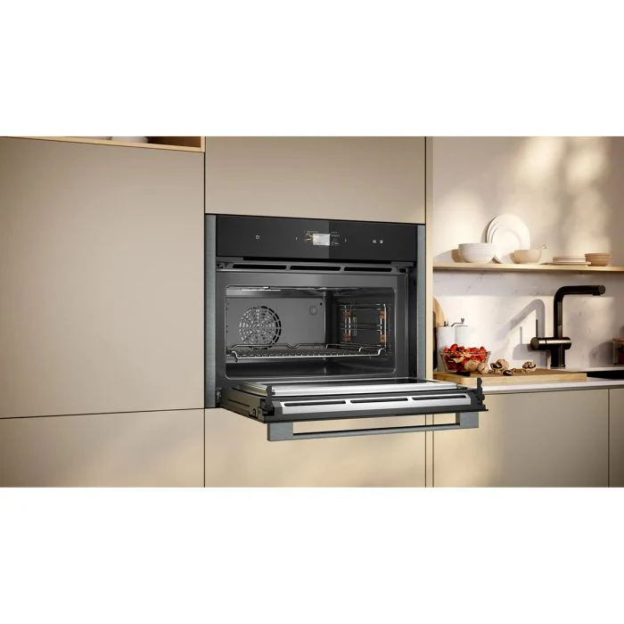 Neff C24MS31G0B N90 - Graphite Single Oven - 45L Compact Microwave Combination - Image 4