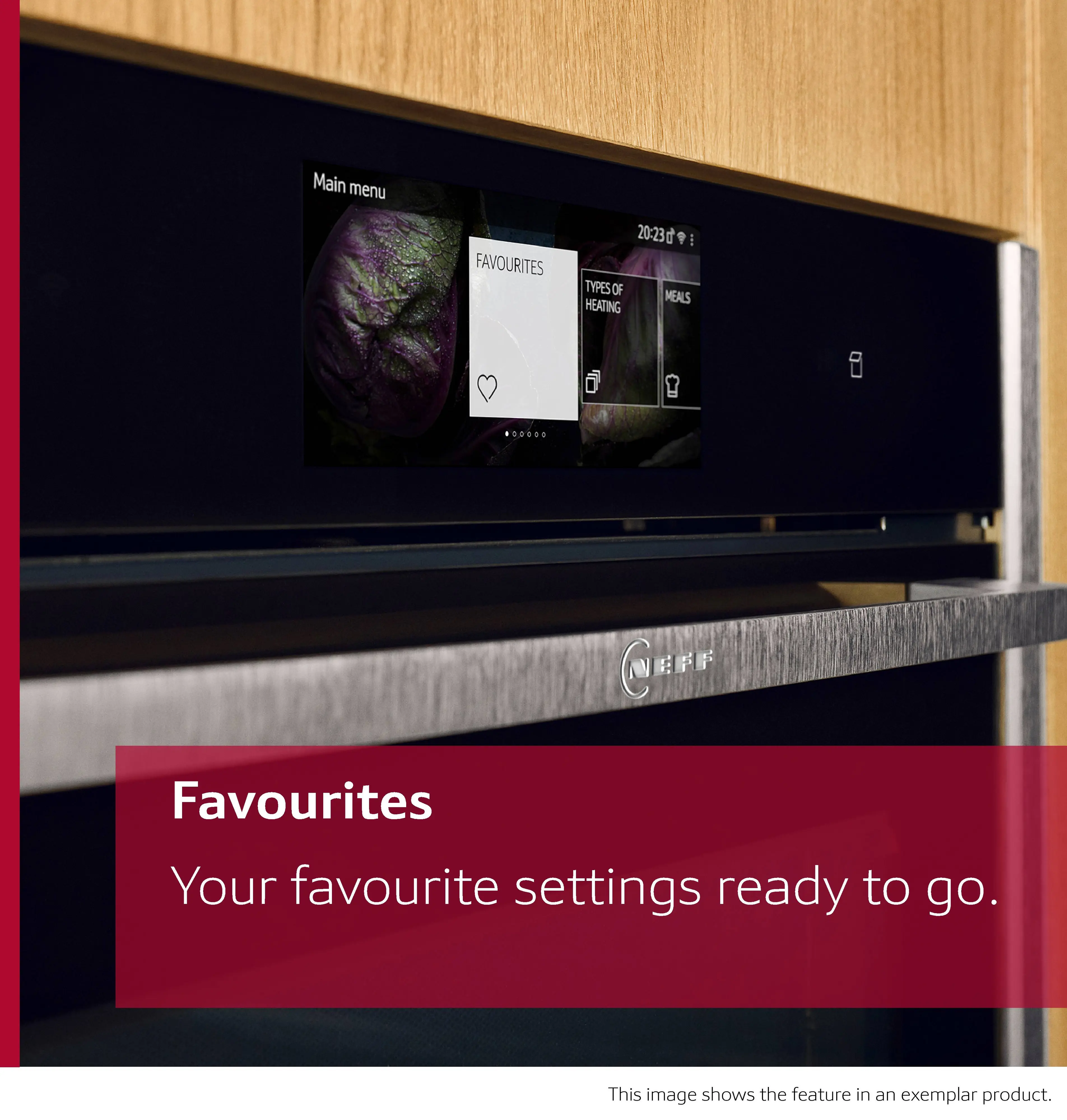 Neff C29FS3AY0 - Built-In Compact Single Oven with Steam Function - 60 x 45 cm - A+ Energy - Image 8