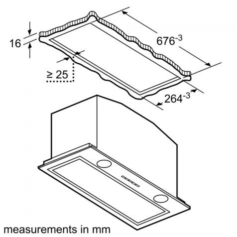 Neff D57ML67N1B - Stainless Steel 70cm Canopy Extractor - A++ Energy Rating - Image 2