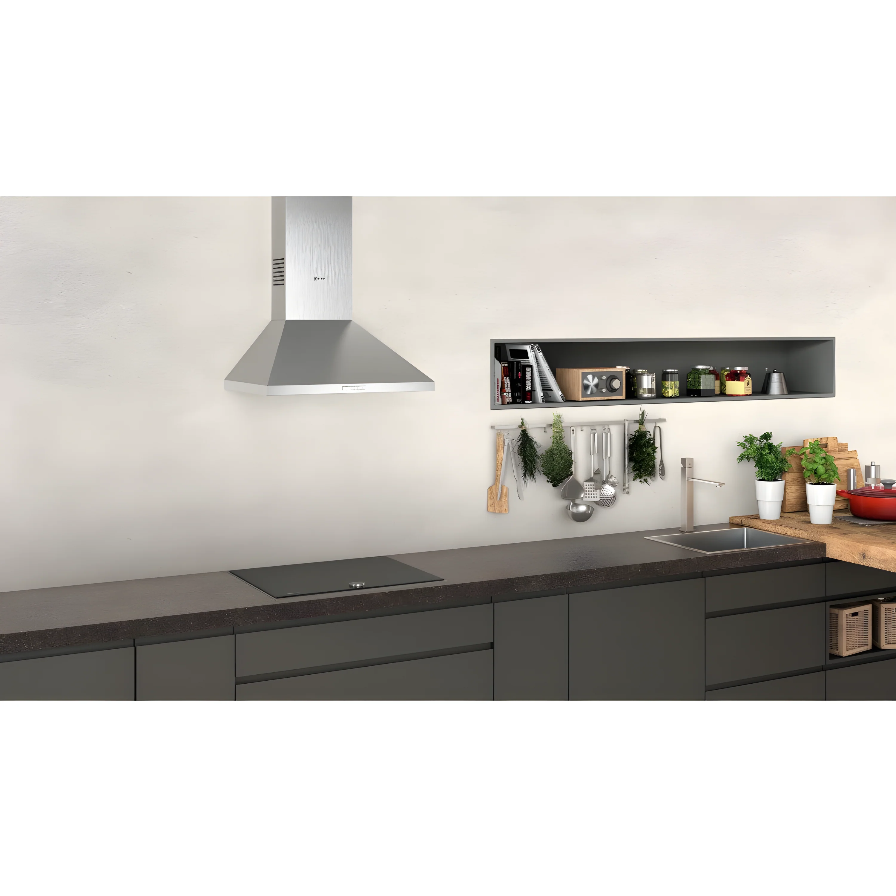 Neff D62PBC0N0B - Stainless Steel Chimney Extractor - 365m³/h - C Energy Rated - Image 4