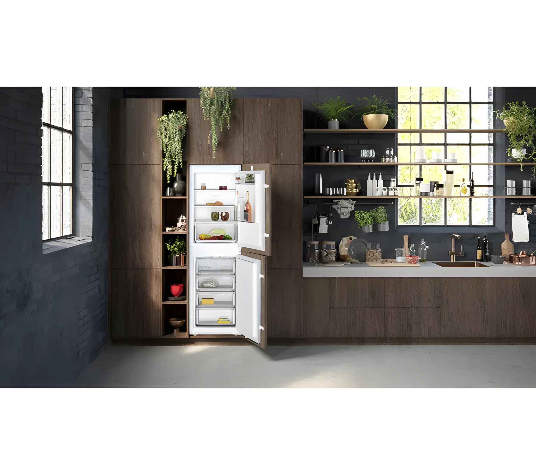 Neff KI7851SE0G - Integrated Frost Free Fridge Freezer - E energy - Image 2