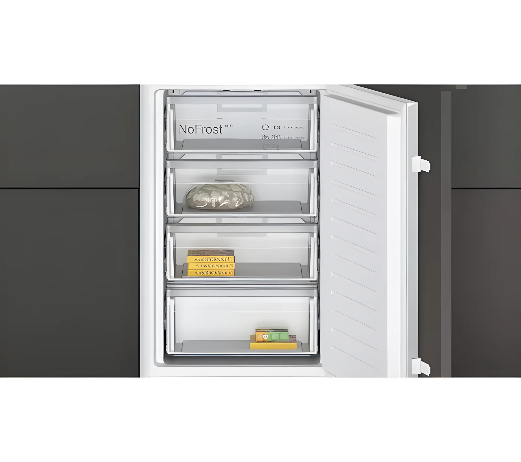 Neff KI7851SE0G - Integrated Frost Free Fridge Freezer - E energy - Image 4