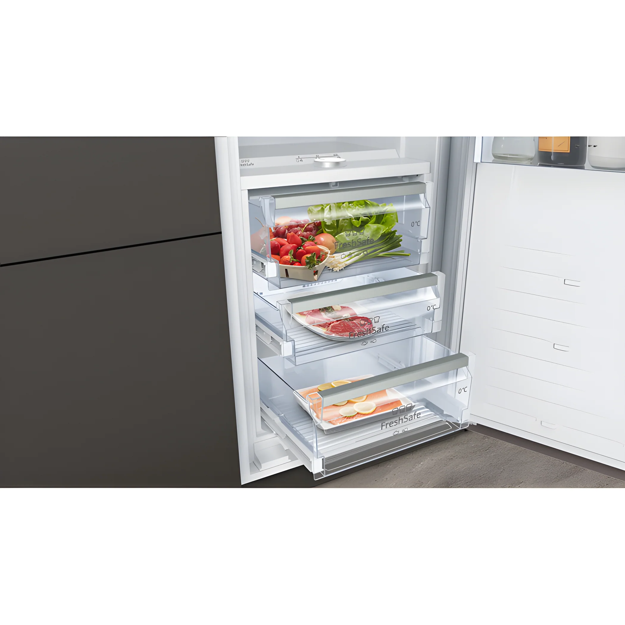 Neff KI8815OD0 - White Integrated Larder Fridge - 289L - D Energy - Image 4