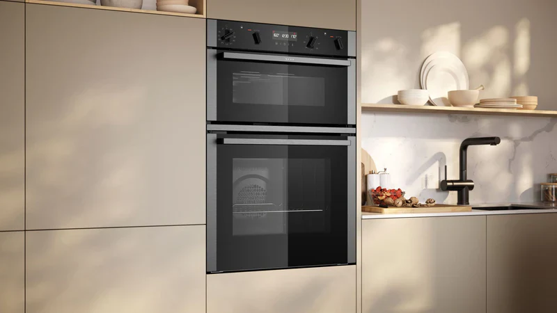 NEFF N50 U2ACH7AN7B - Stainless Steel Double Oven - Built-In Electric - Image 3