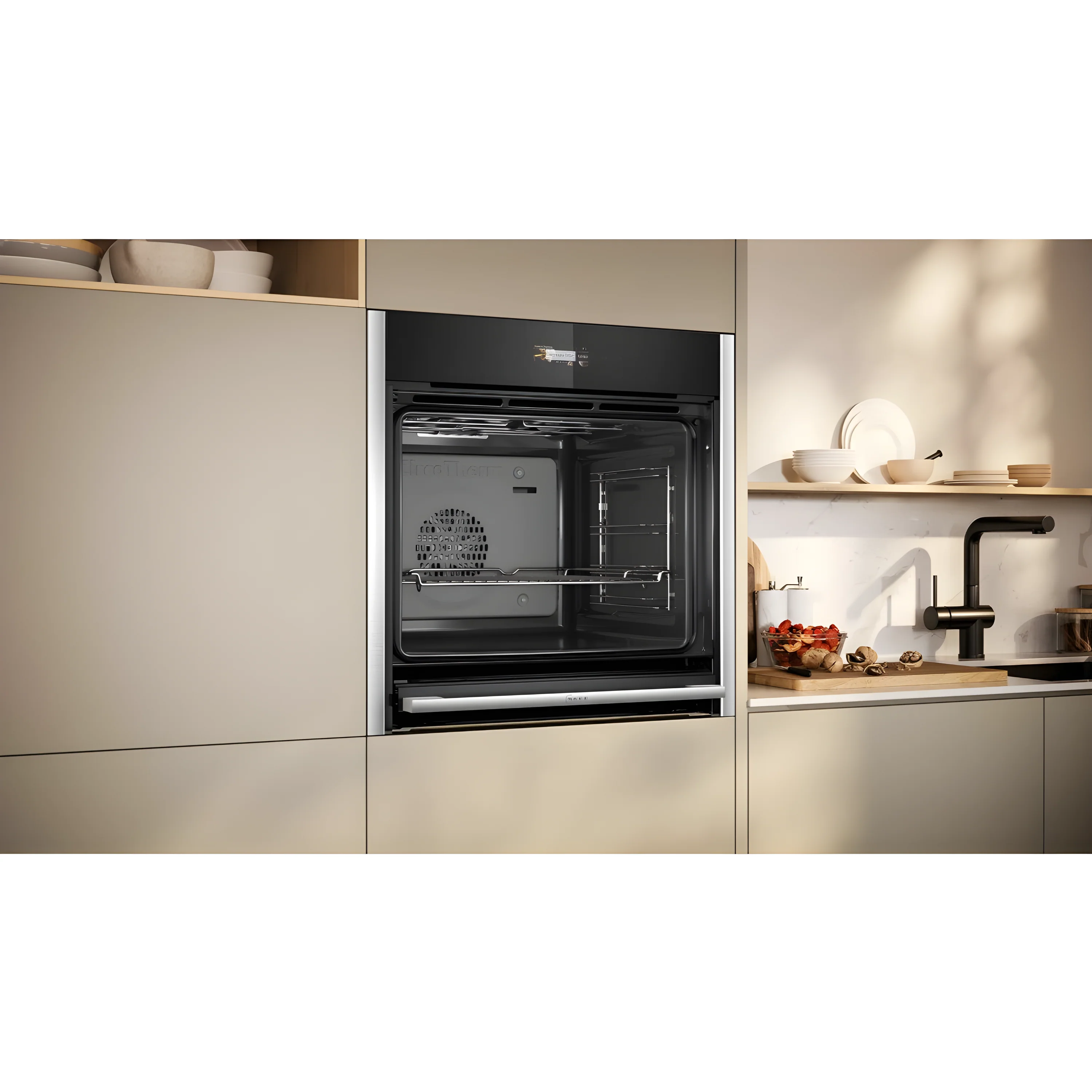 Neff N70 Slide and Hide B54CR31N0B - Stainless Steel Single Oven - 71L Capacity - A+ Energy Rating - Image 4