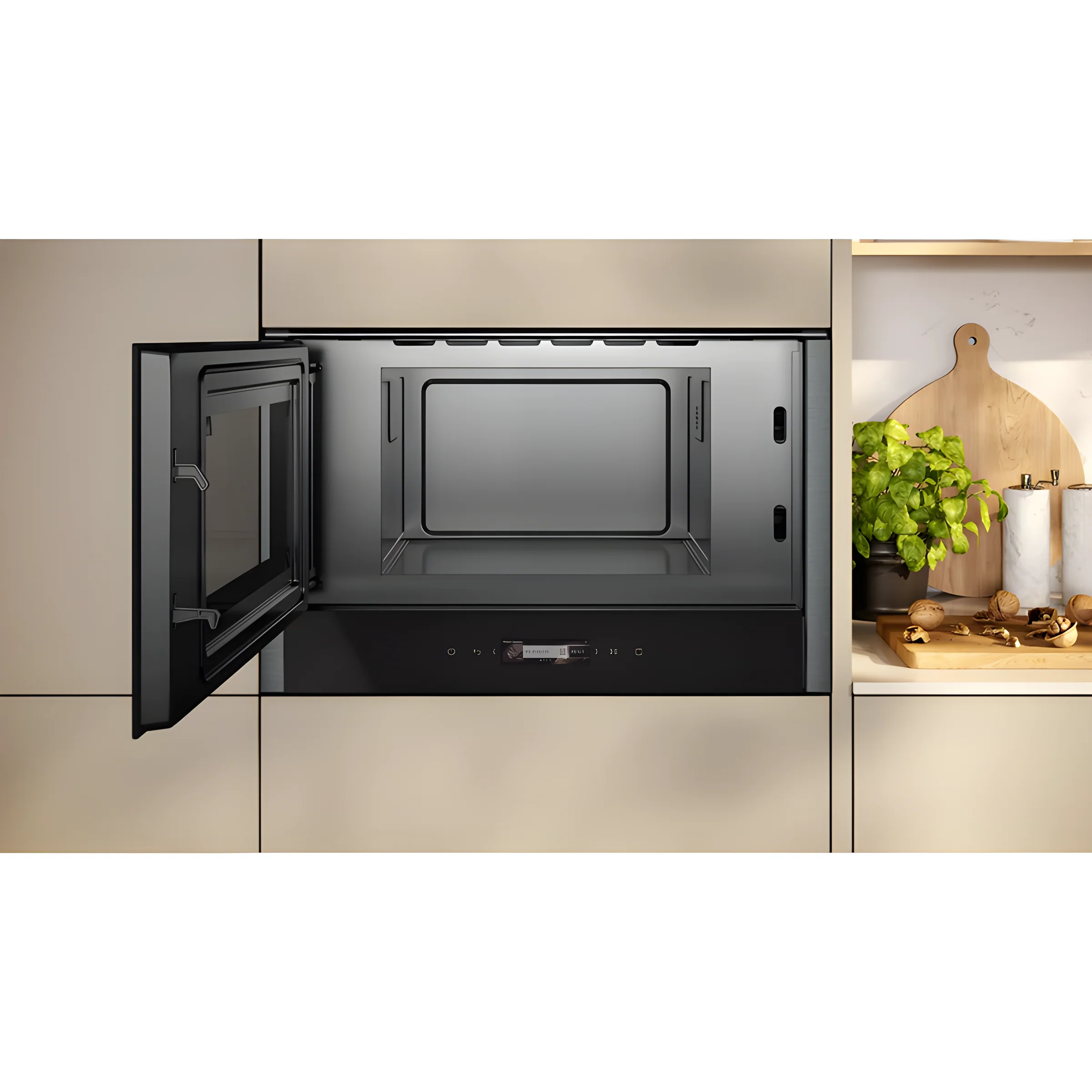 Neff NL4WR21G1B - Graphite Built in Electric Microwave - Image 2
