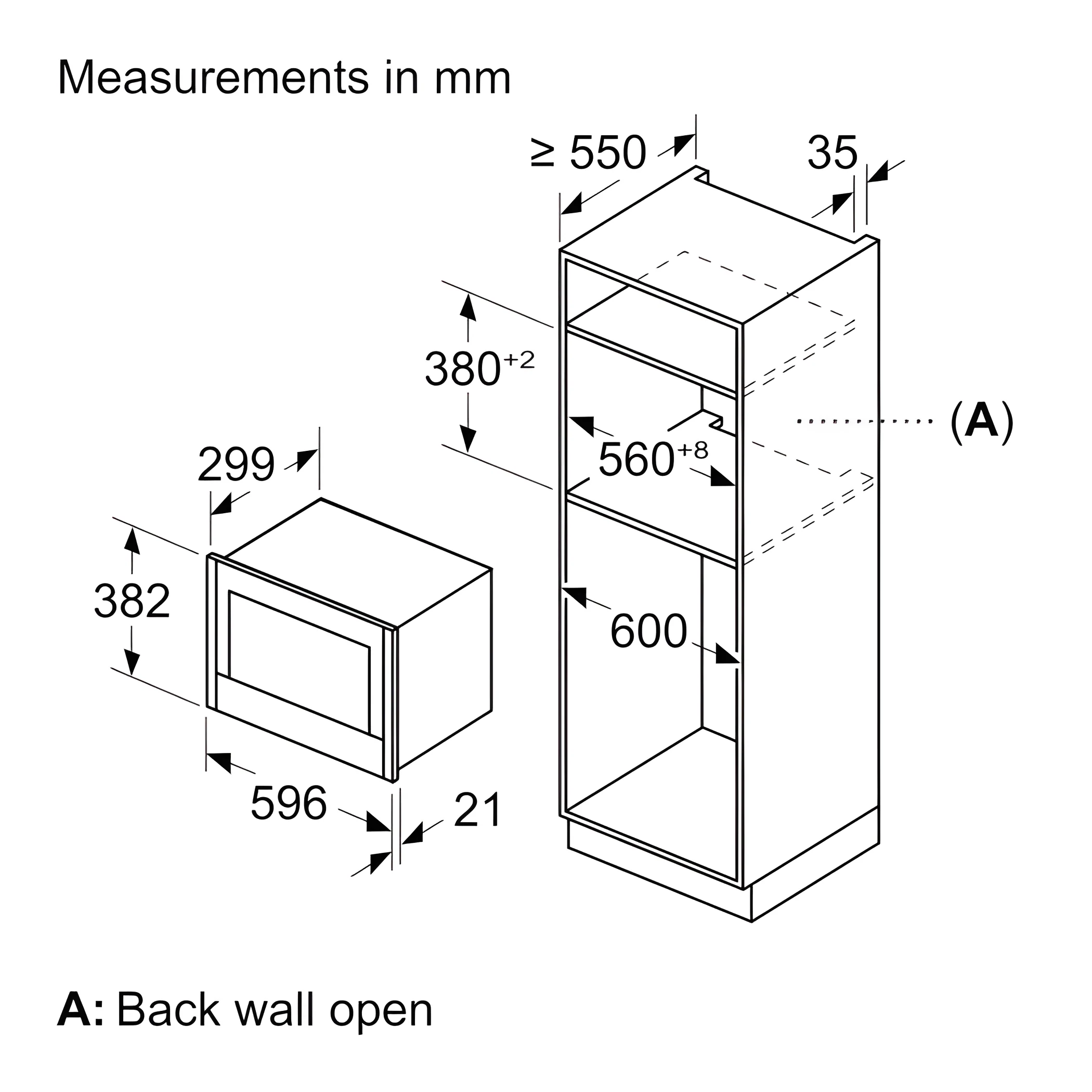 Neff NR4GR31G1B - Built in Microwave - Image 4