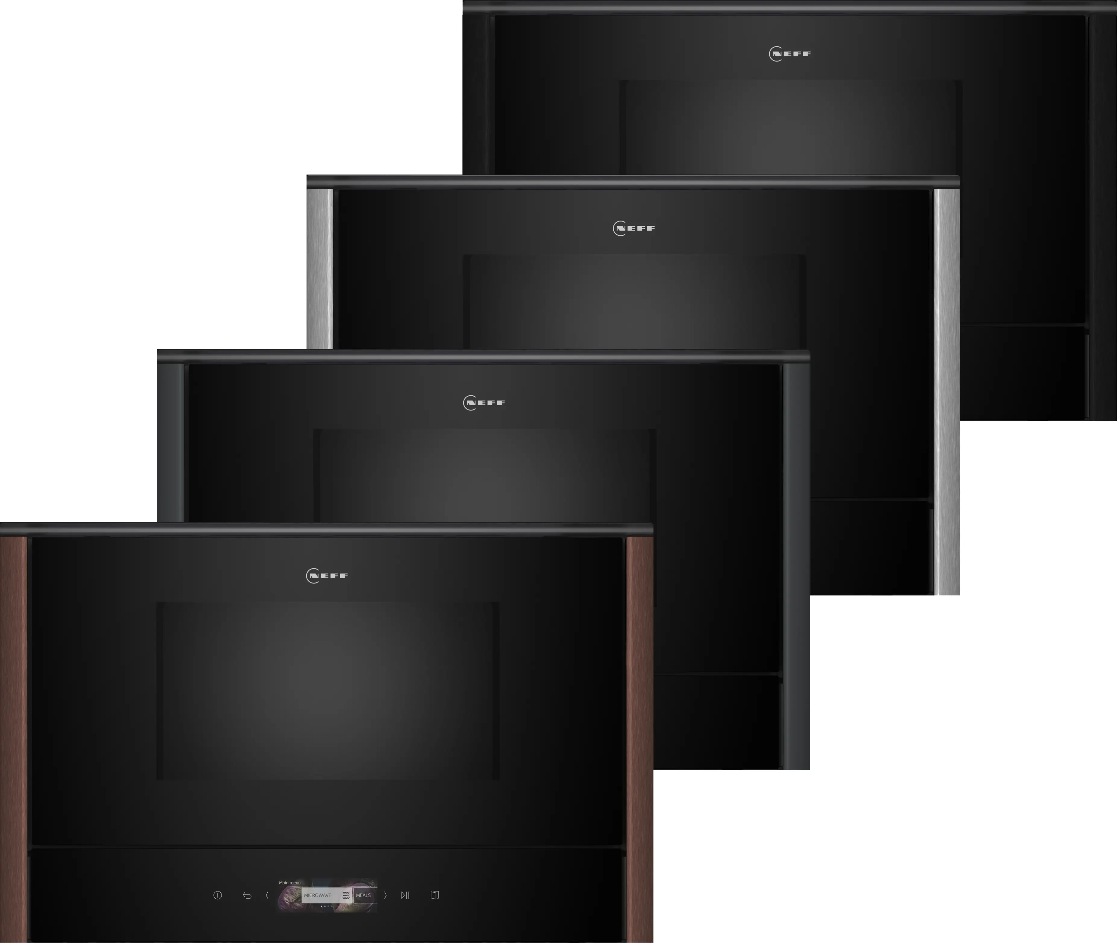 Neff NR9WR21Y1B - Black Built-in Microwave Oven - 21L - 900W