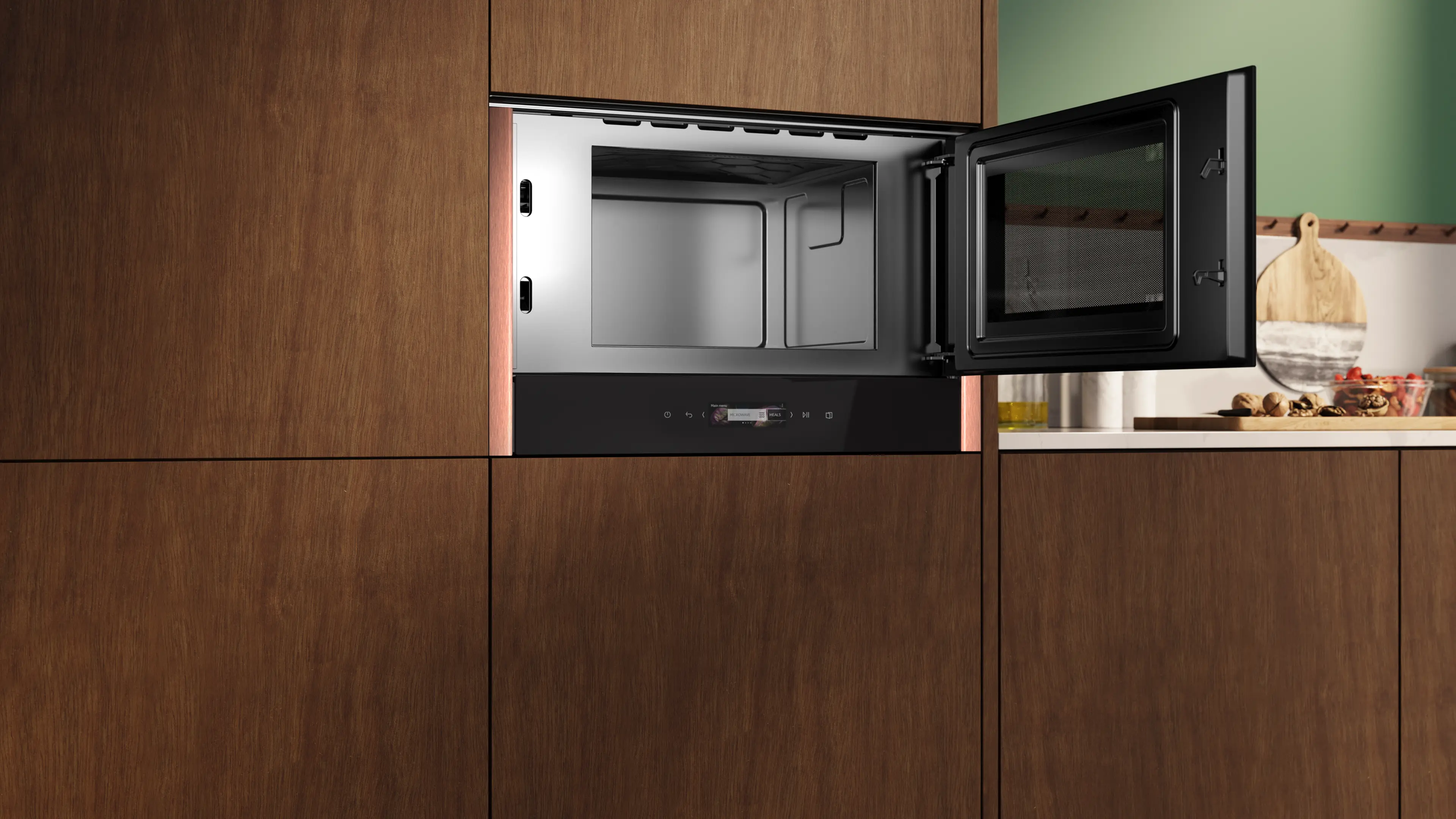 Neff NR9WR21Y1B - Black Built-in Microwave Oven - 21L - 900W - Image 7