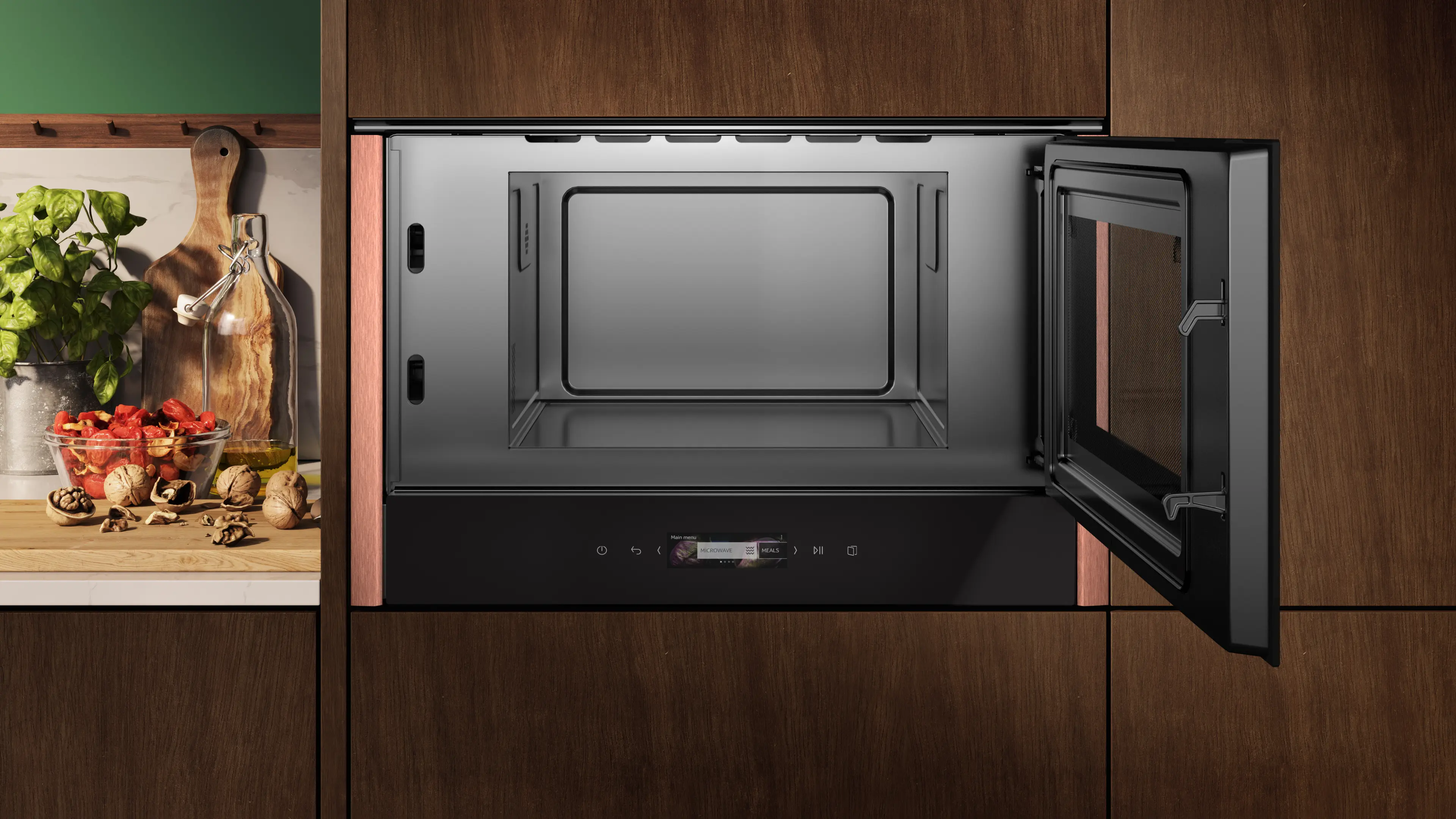 Neff NR9WR21Y1B - Black Built-in Microwave Oven - 21L - 900W - Image 8