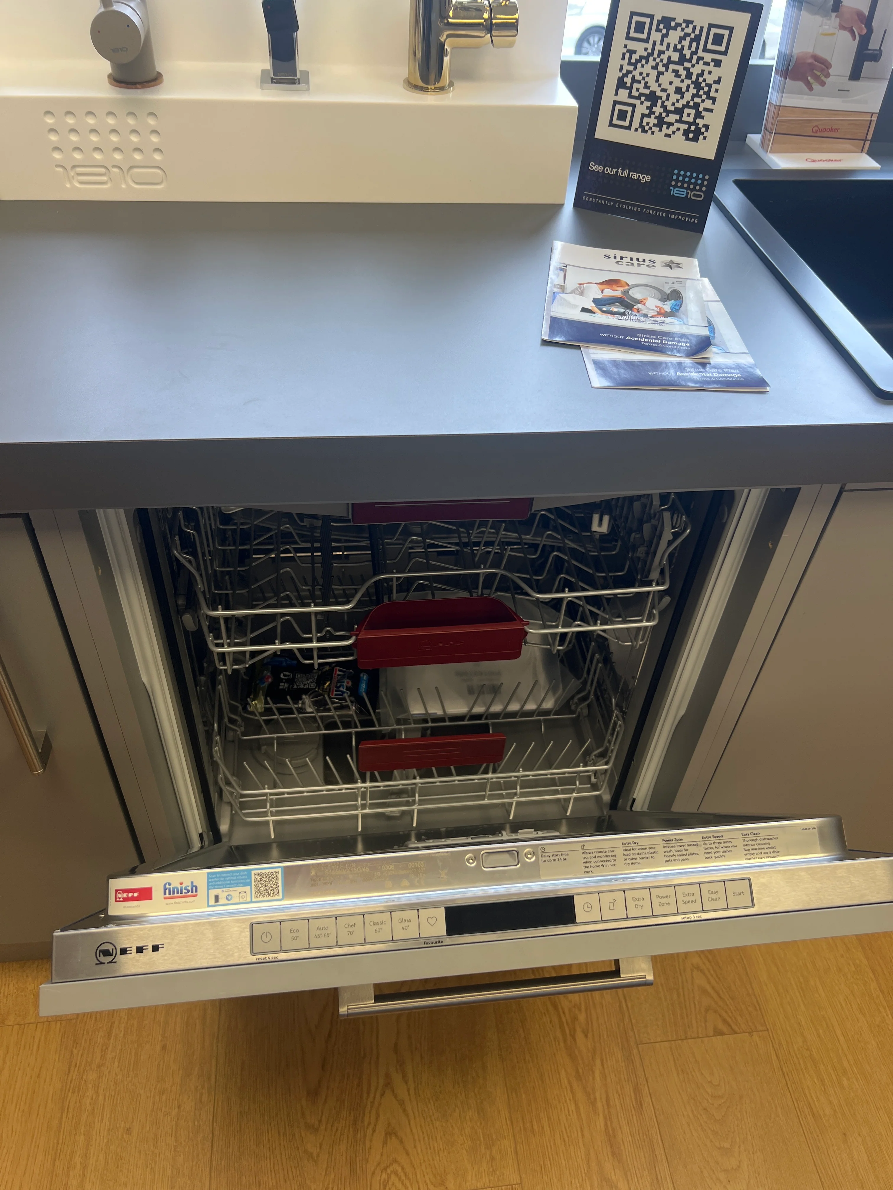 Neff S155HVX15G - Stainless steel Dishwasher - E energy - Ex Display