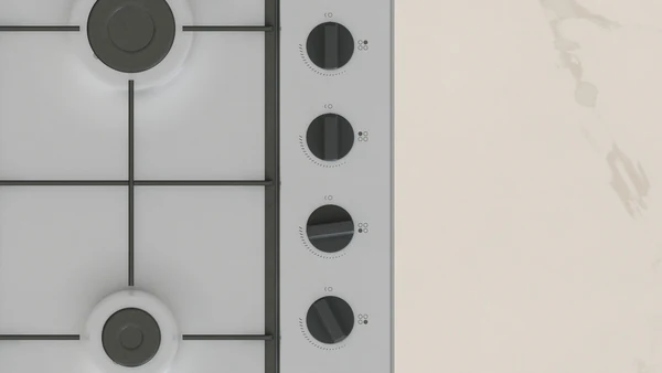Neff T26BKP6N0 - Stainless Steel Gas Hob - 4 Burners - Image 2