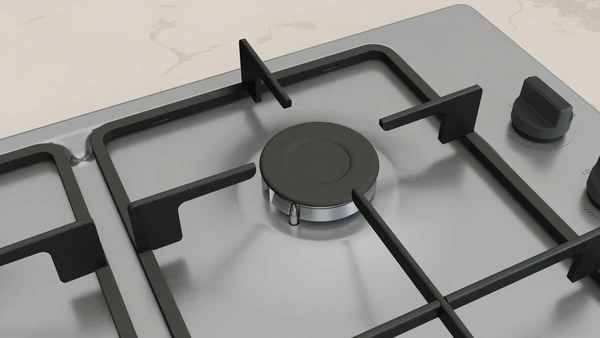 Neff T26BKP6N0 - Stainless Steel Gas Hob - 4 Burners - Image 3
