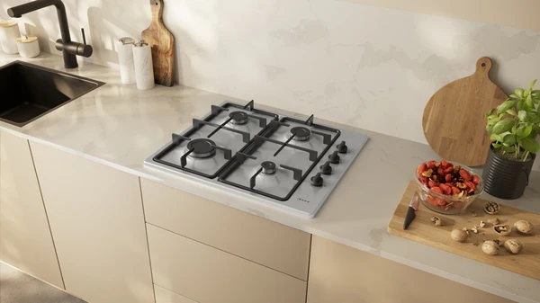 Neff T26BKP6N0 - Stainless Steel Gas Hob - 4 Burners - Image 4