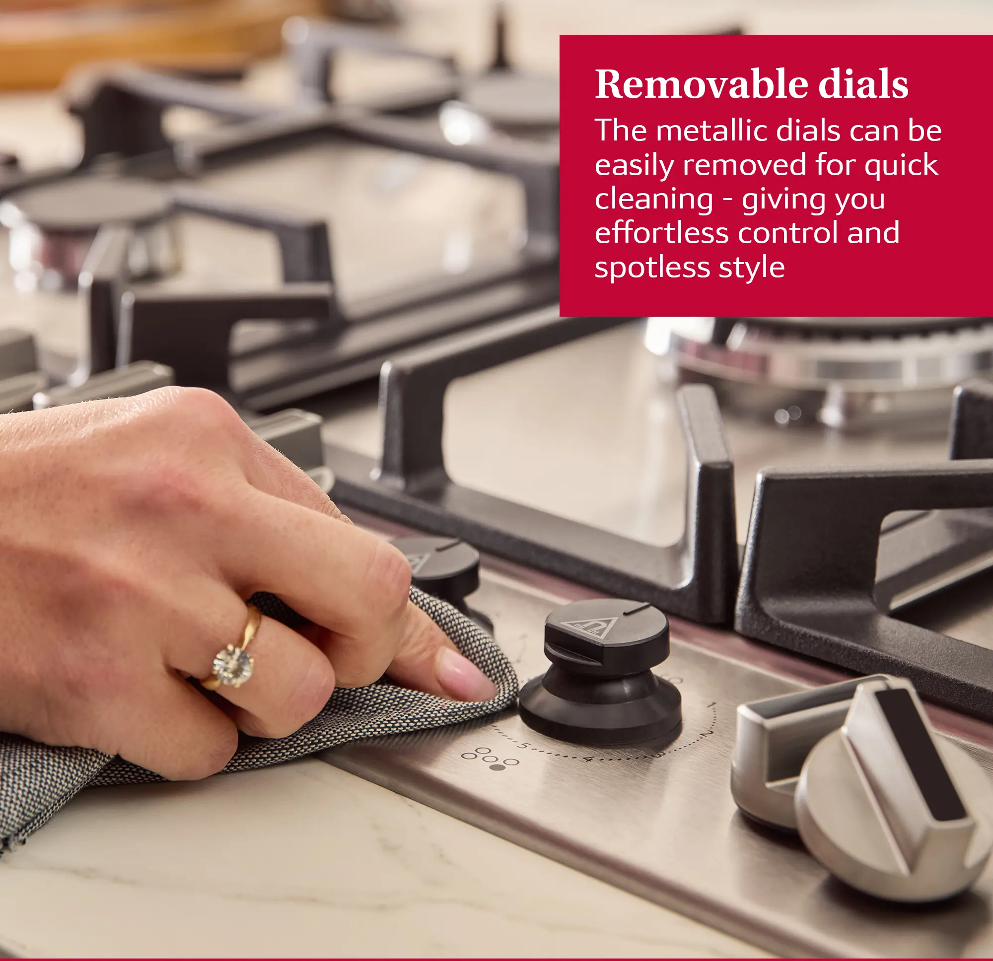 Neff T26CIH8N0 - Stainless Steel 60cm Gas Hob - 4 Burners - Image 8