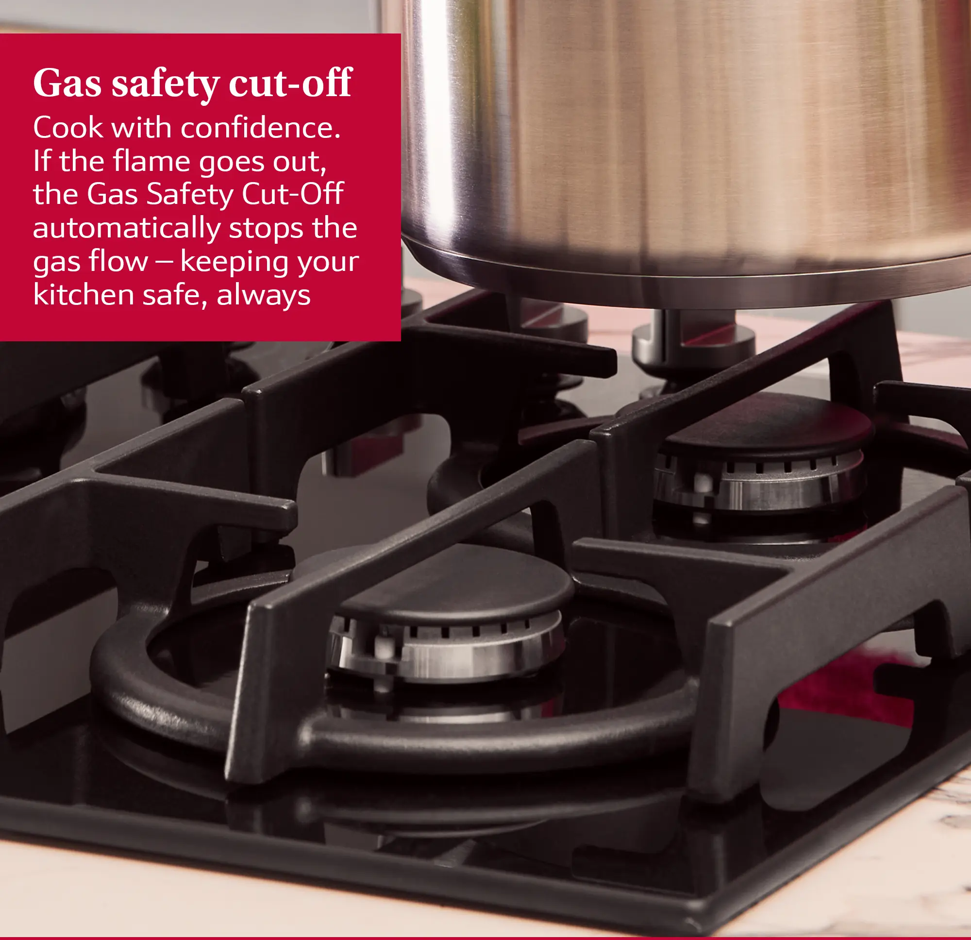 NEFF T27PIQ4S0 - Black 75cm Gas Hob - 5 Burners with Wok Burner - N70 Series - Image 10