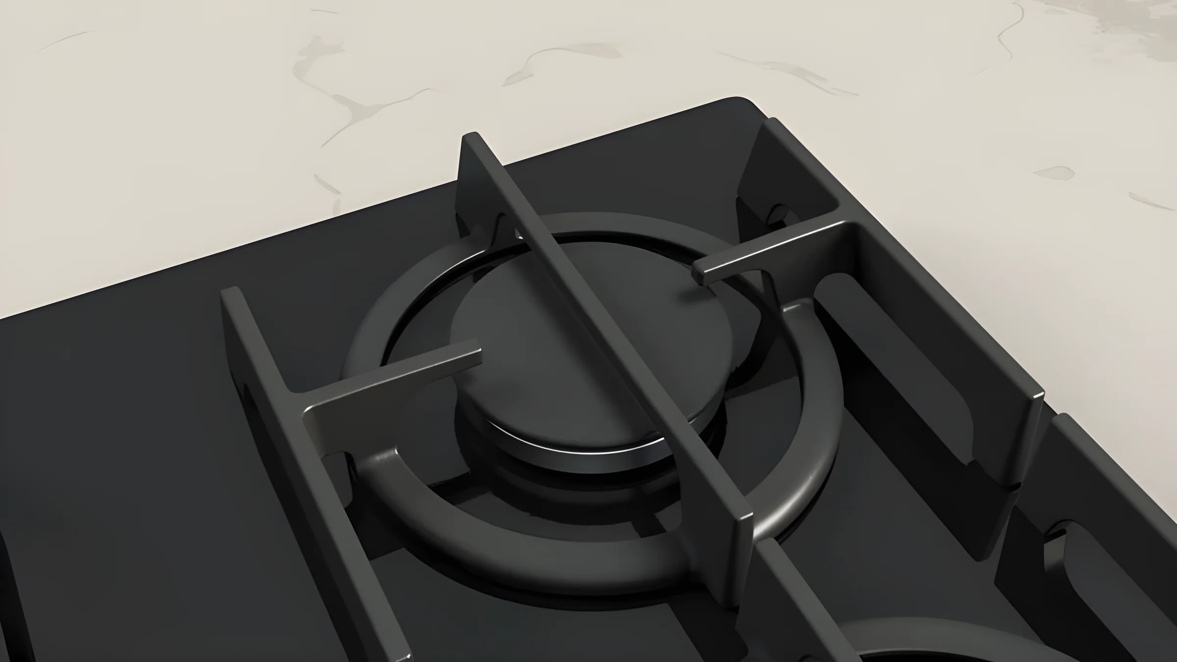 Neff T29RHS4S0 - Black 92cm Gas Hob - 5 Burners - Image 2