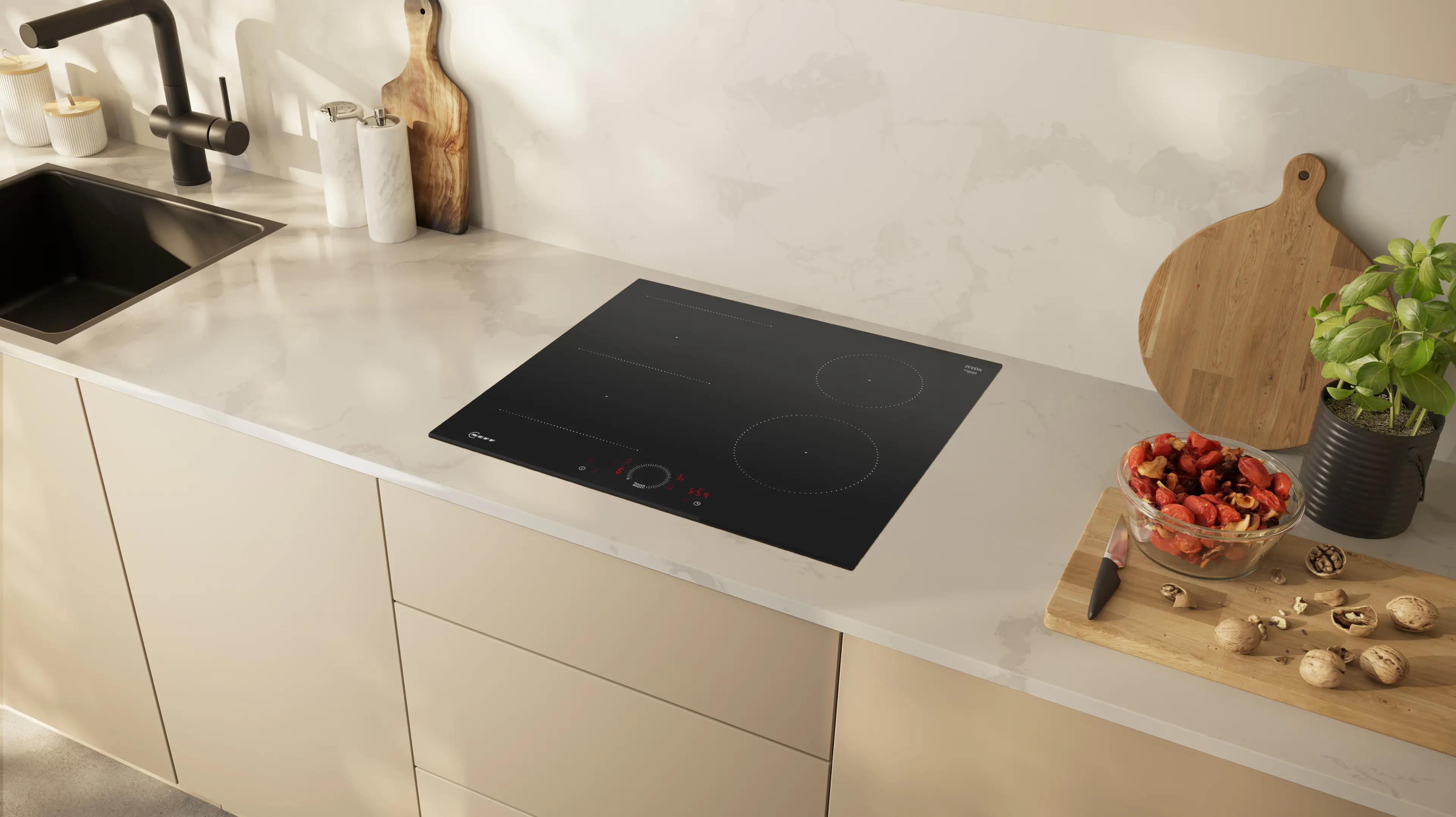 Neff T56FHS1L0 - Black 4 Zone Induction Hob - Image 3