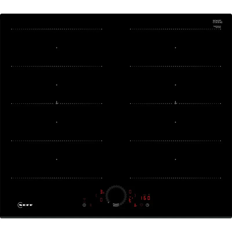 Neff T66FHX4L0 - Black 4 Zone Induction Hob