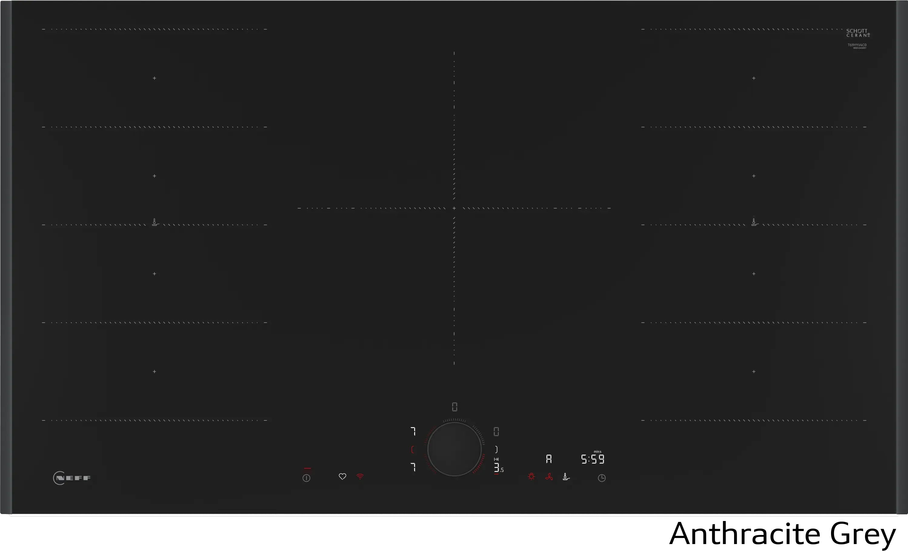 Neff T69YYV4C0 - Flex Design 90cm Induction Hob - 5 Zones - Image 5