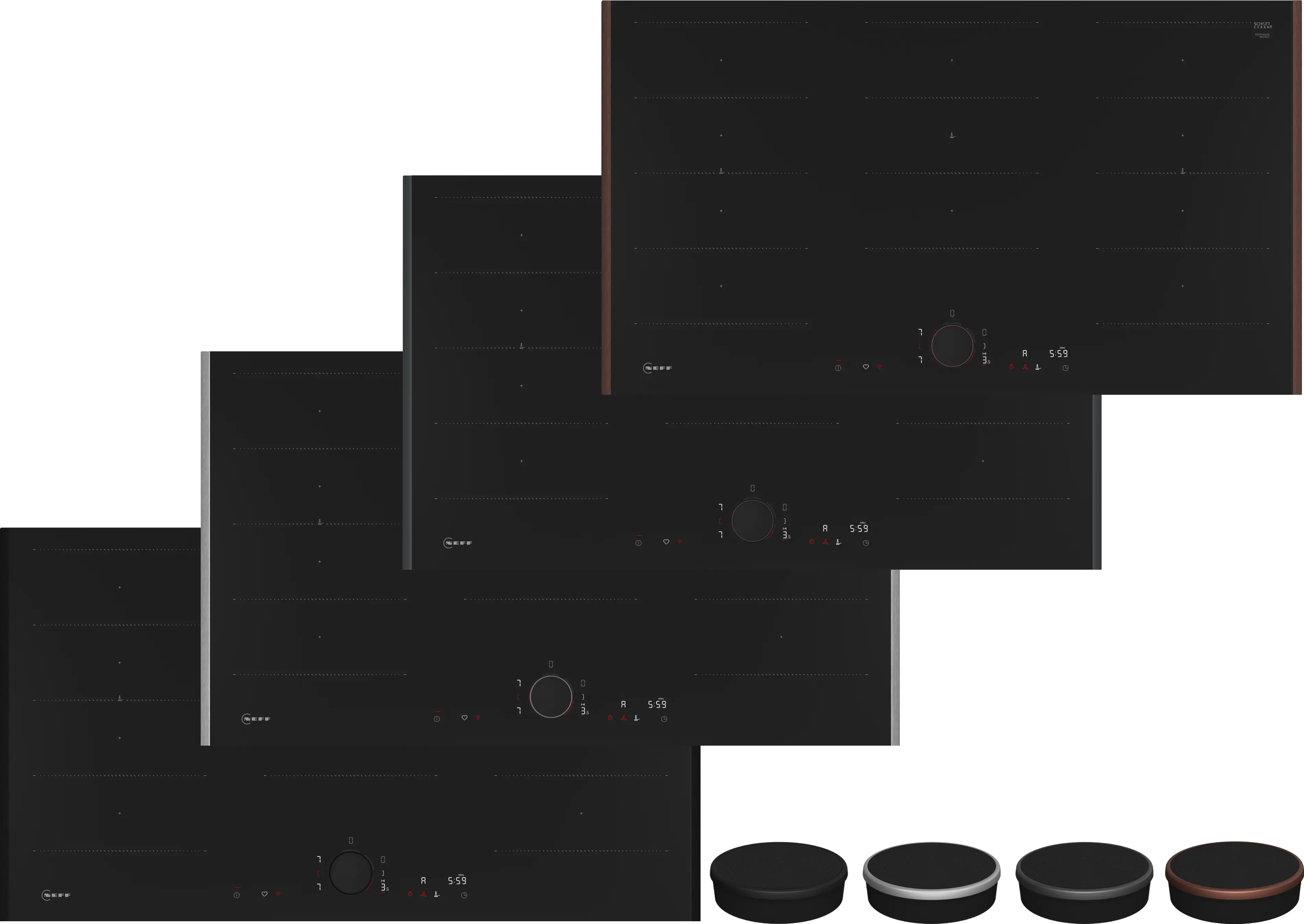 Neff T69YYX4C0 - Flex Design 90cm Induction Hob - 5 Zones - Built-in