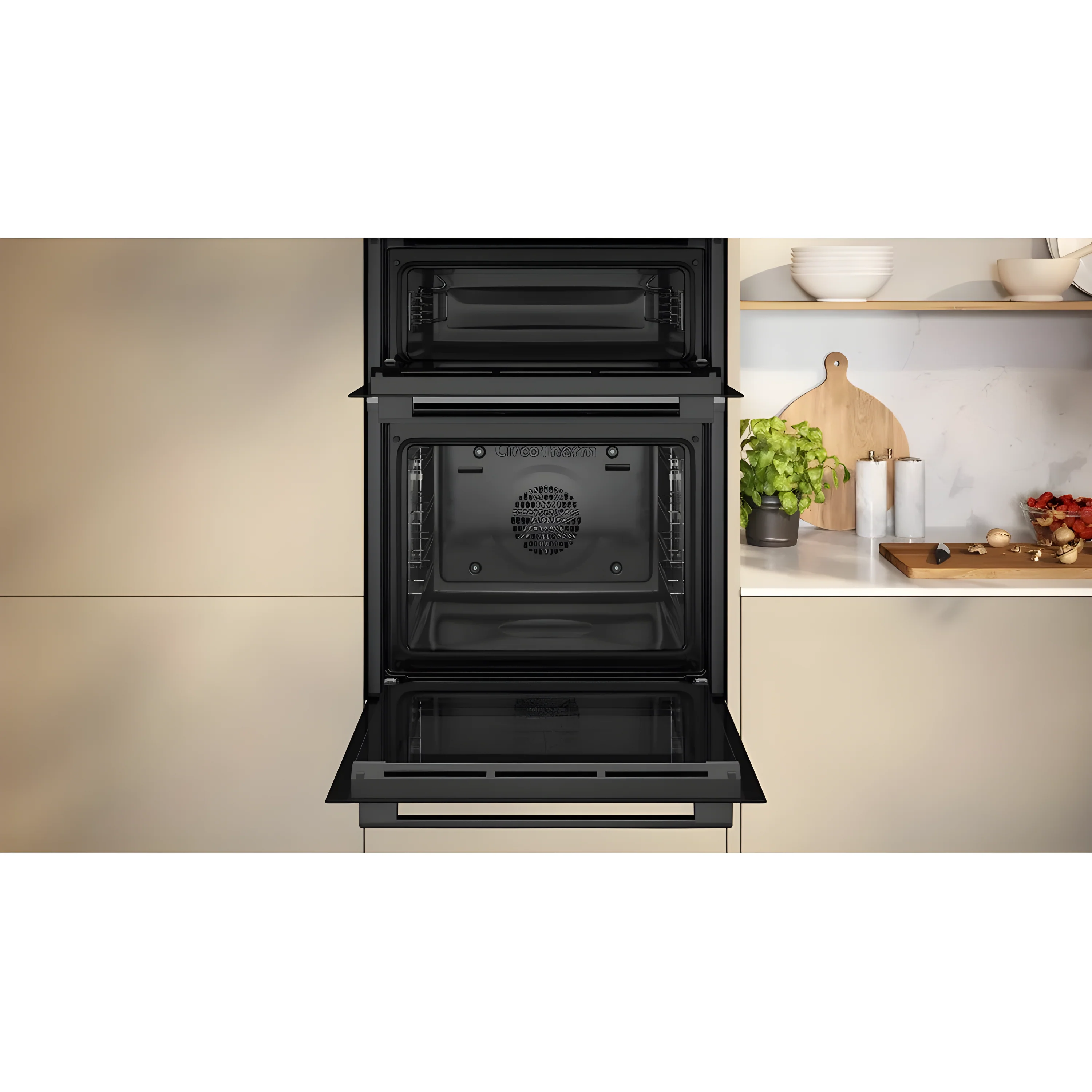 Neff U1ACE2AG3B - Graphite Double Oven - 105L Total Capacity - A Energy Rated - Image 3