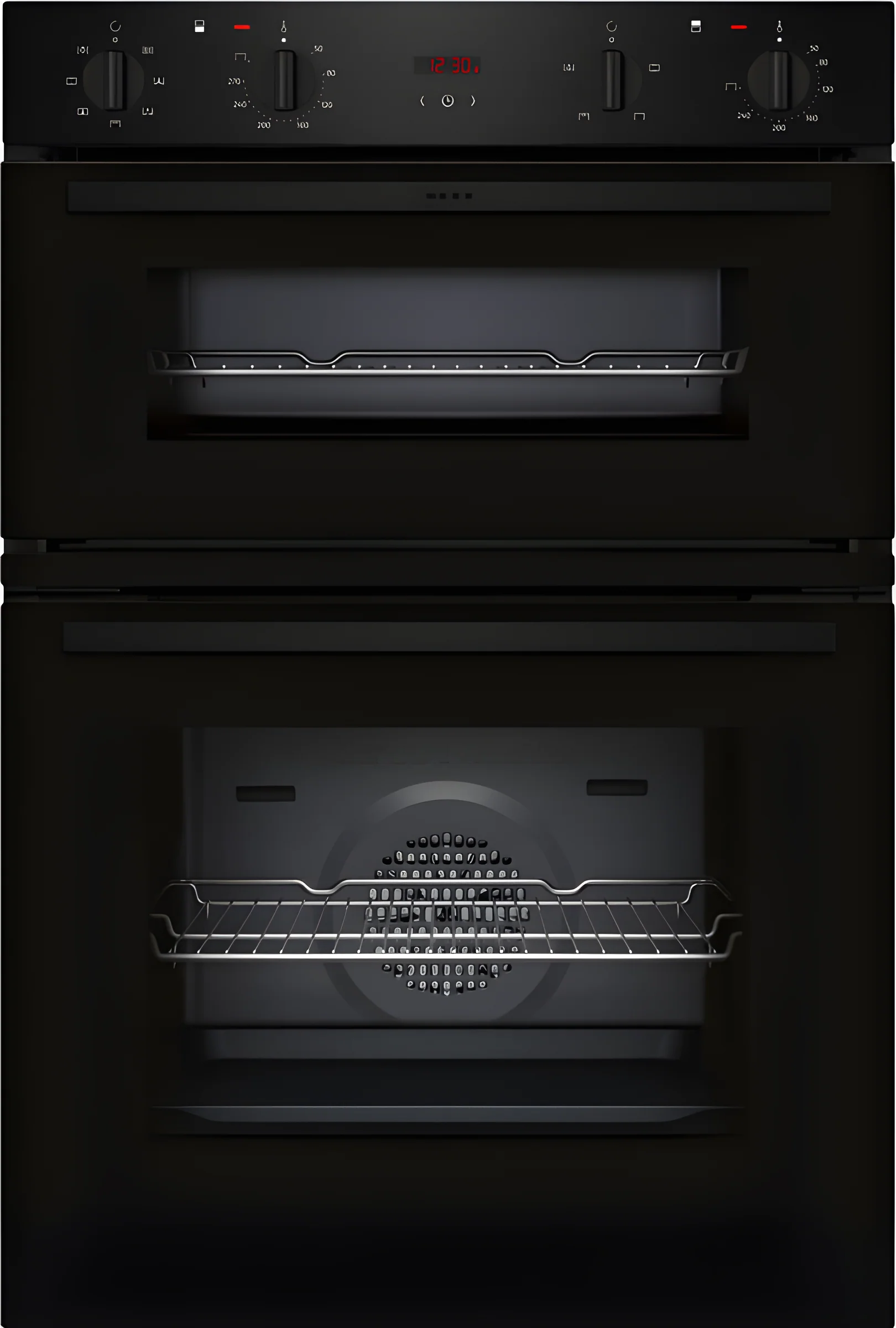 Neff U1DCC0AK3B - Black Double Oven - Built-In Electric