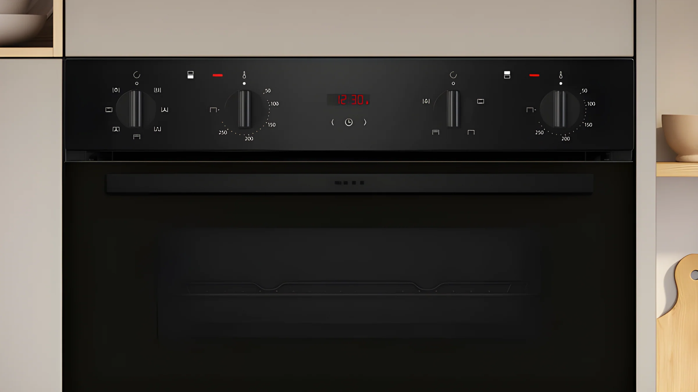 Neff U1DCC0AK3B - Black Double Oven - Built-In Electric - Image 2