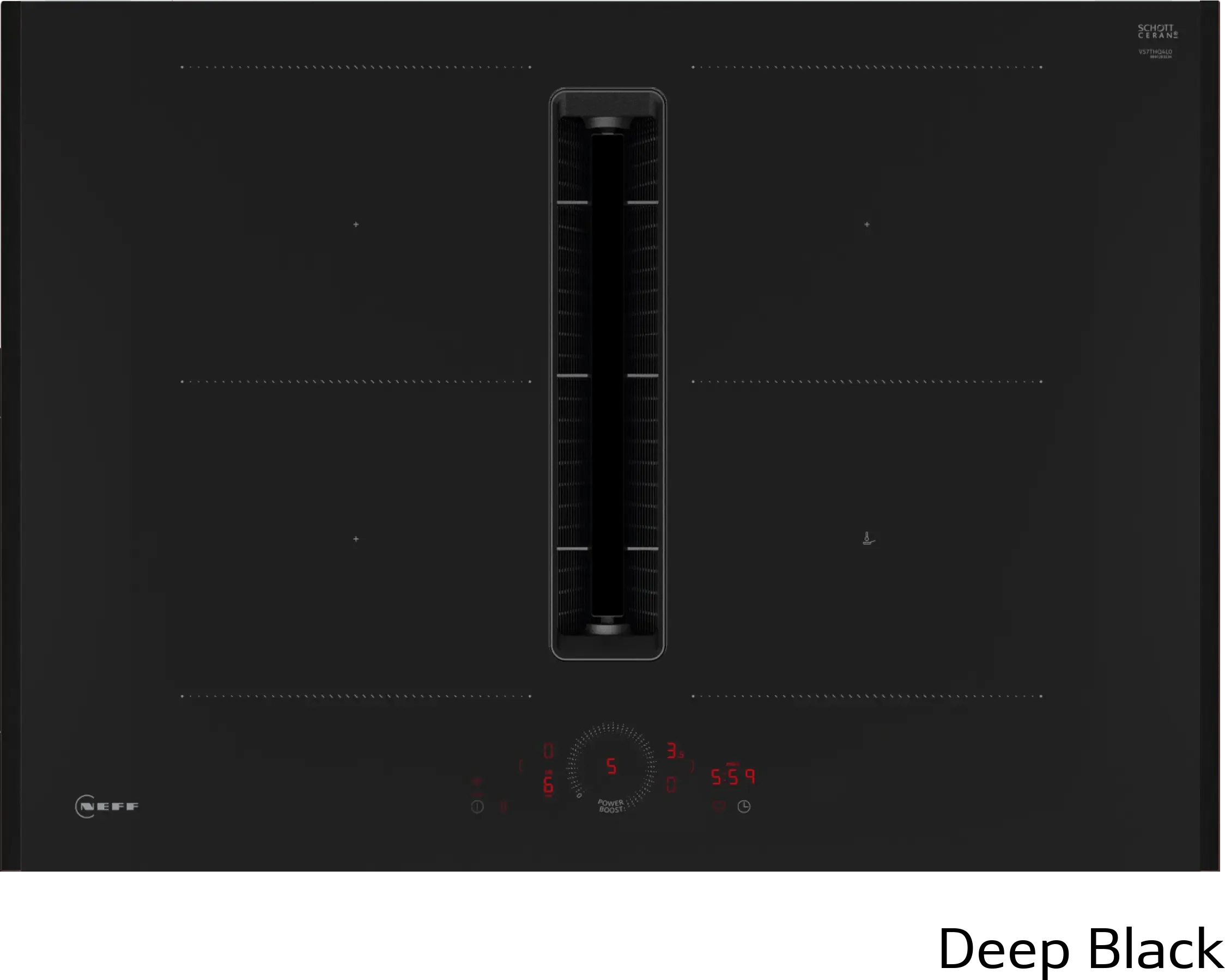 Neff V57YHQ4C0 - Flex Design Induction Hob with Integrated Ventilation - 70cm - 4 Zones - B Energy - Image 6