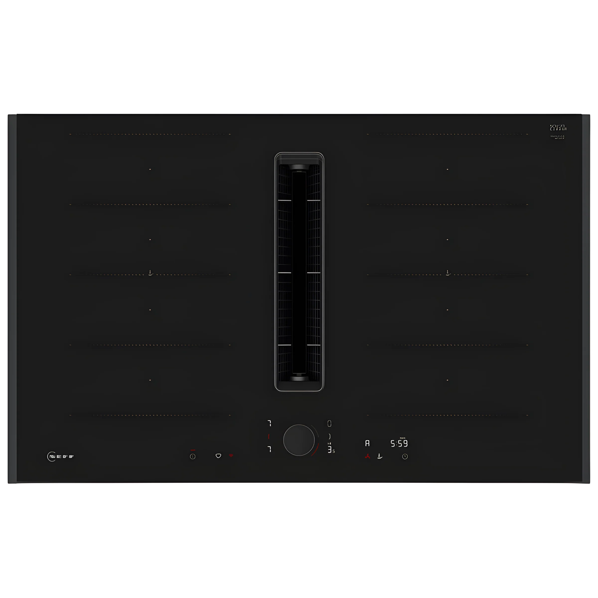Neff V68AUX4C0 - Black 4 Zone Venting Hob - B energy