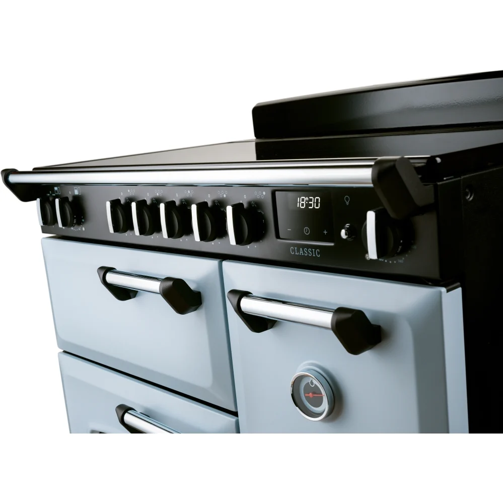 Rangemaster CL90EIPMSB/CM1 - Misty Blue/Chrome 90cm Range Cooker - Induction - A Rated - Image 5