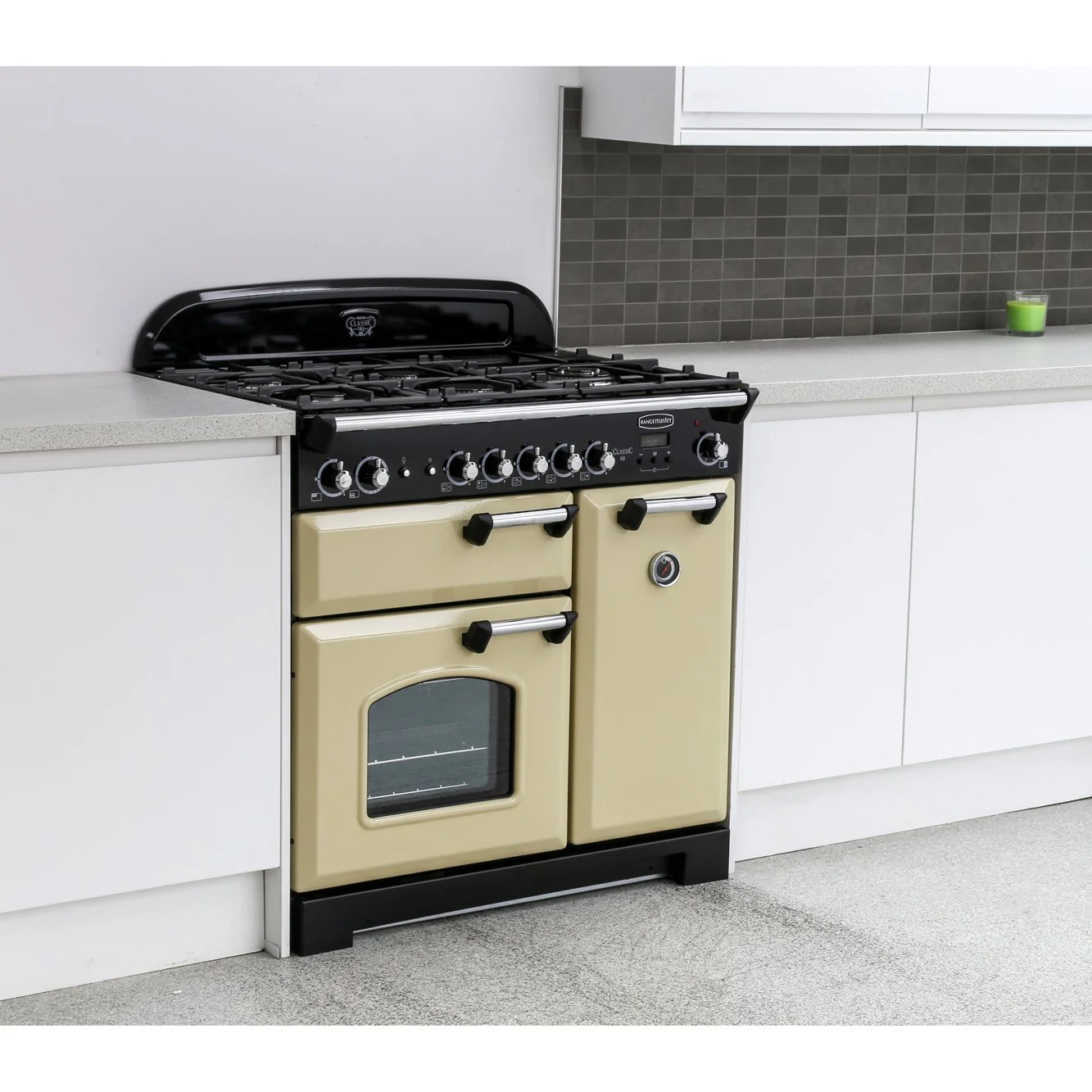 Rangemaster CLA90NGFCR/C - Cream/Chrome Gas Range Cooker - 90cm - A+ Energy - Image 2