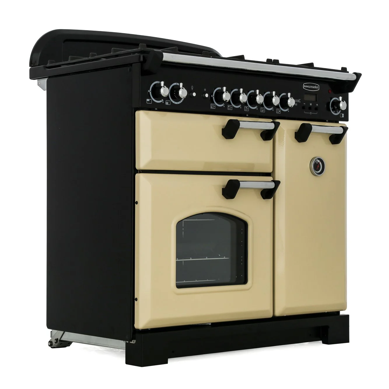 Rangemaster CLA90NGFCR/C - Cream/Chrome Gas Range Cooker - 90cm - A+ Energy - Image 3
